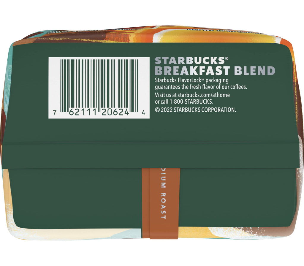 Starbucks Whole Coffee Beans, Medium Roast Hot or Iced Coffee, Pike Place Roast, 28 oz