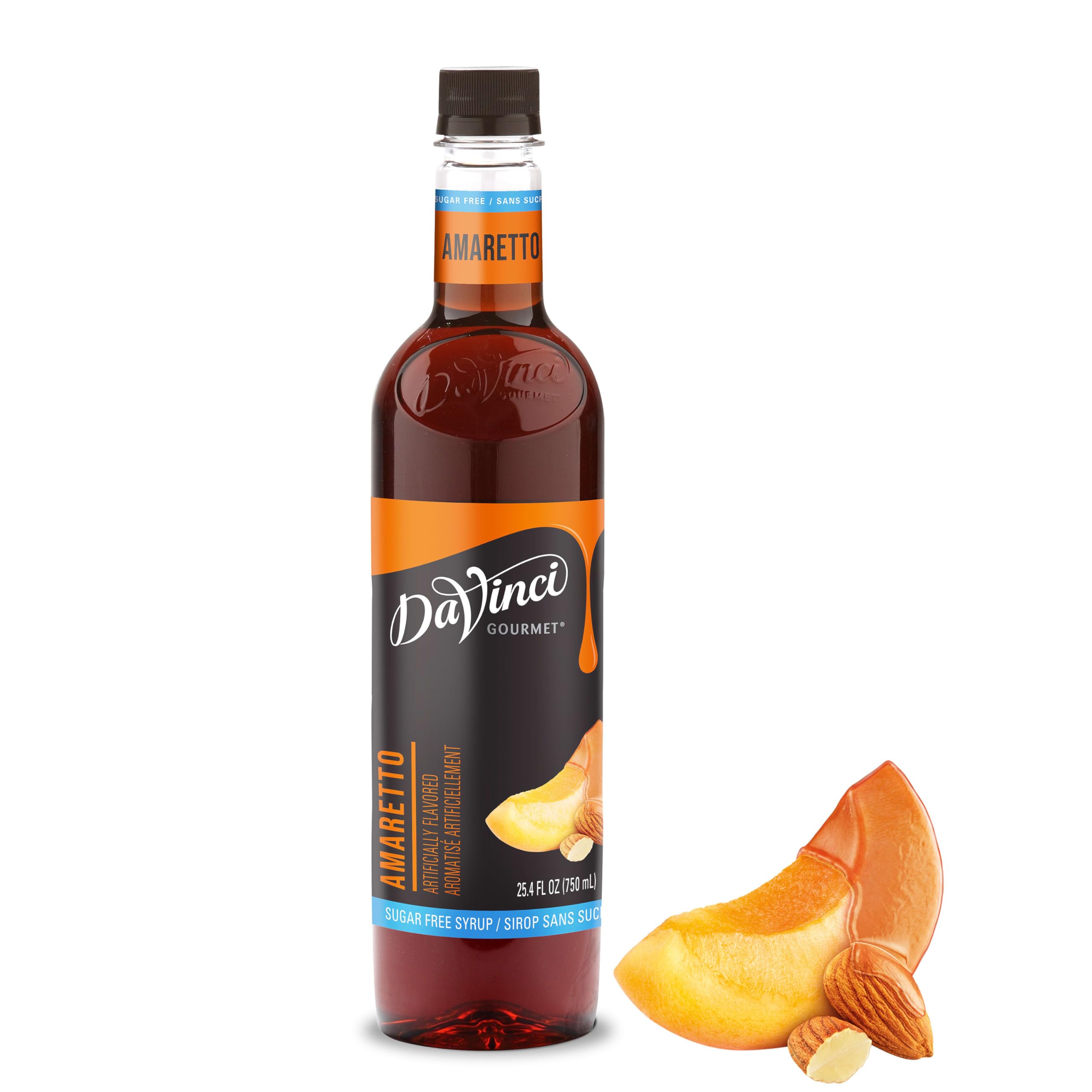 DaVinci Gourmet Sugar-Free Caramel Syrup, 25.4 Fluid Ounces (Pack of 1)