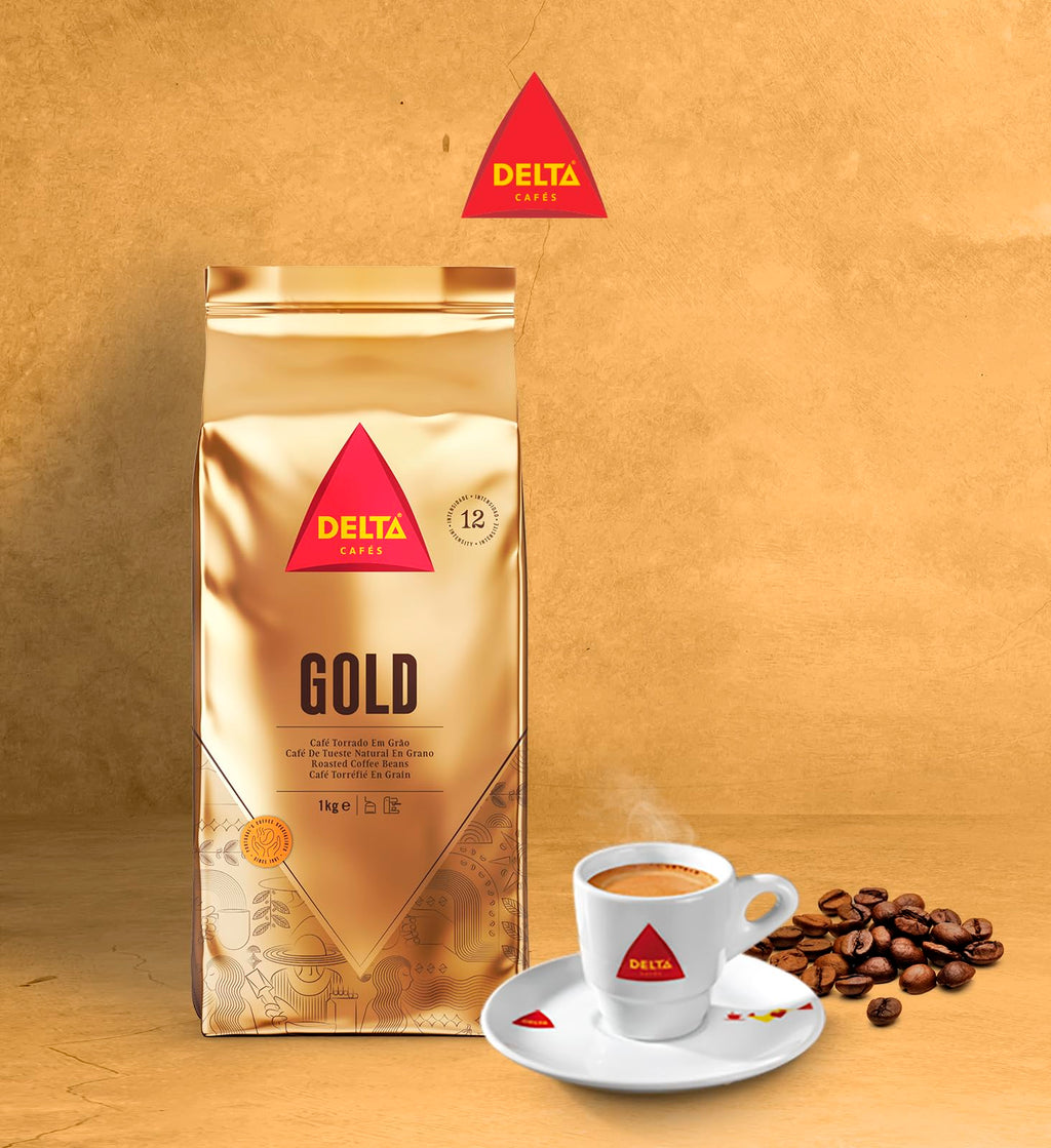Delta Cafés Gold Whole Bean Coffee 35.2oz Medium Roast Coffee