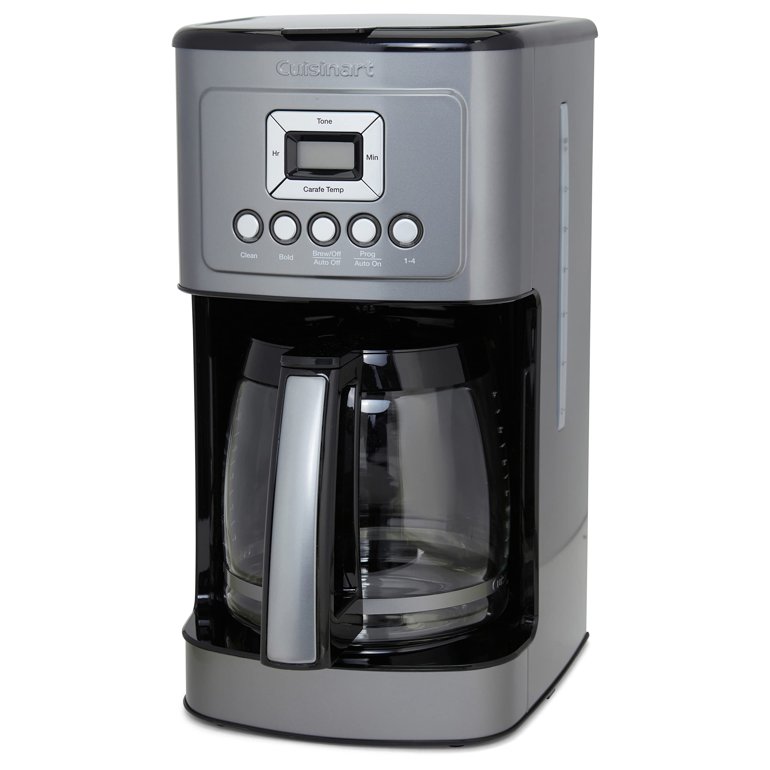 Cuisinart 14-Cup Coffee Maker, Programmable PerfecTemp Glass Carafe Coffee Machine with 1-4 Cup Setting, Brew Strength Control and Pause, Stainless Steel, DCC-3200NAS