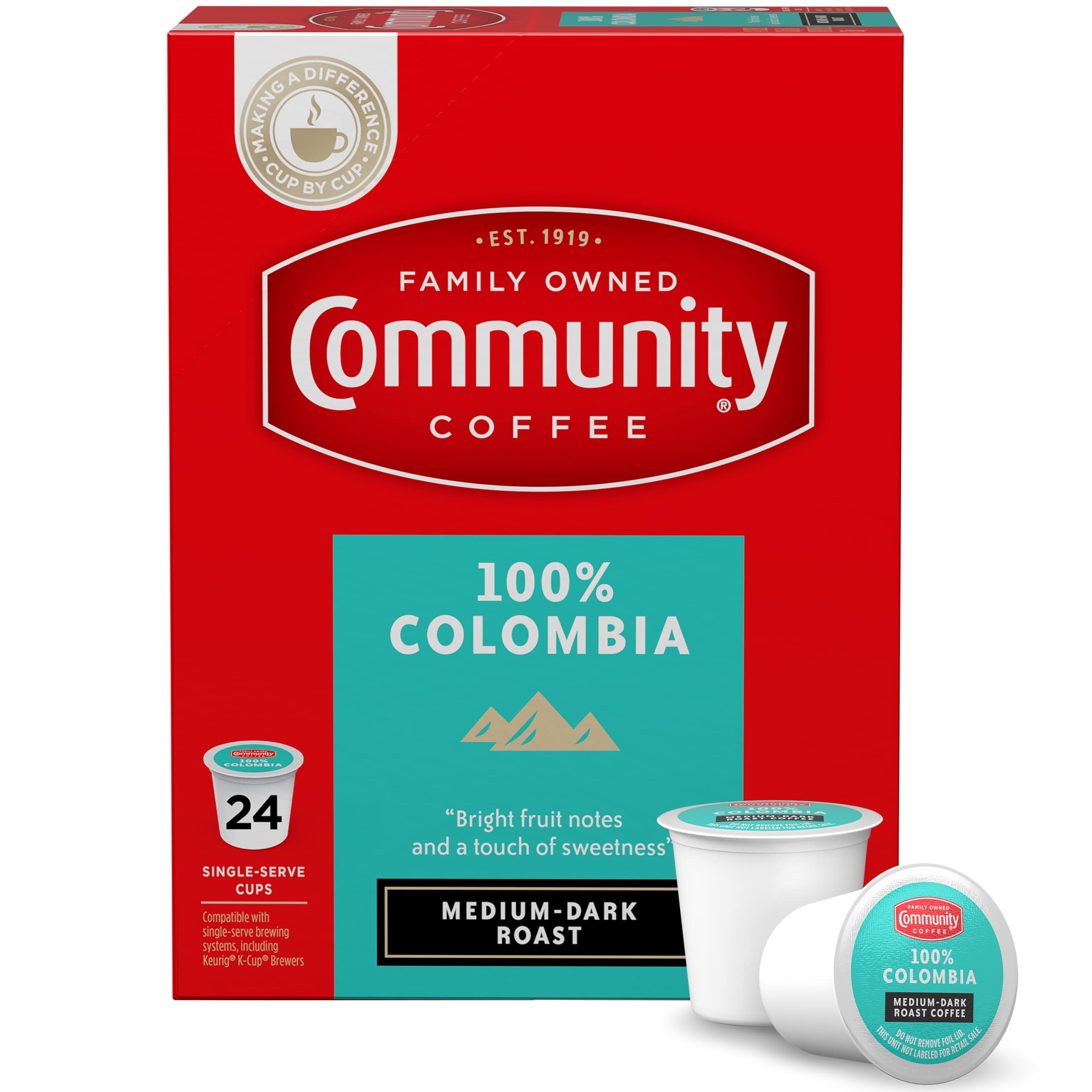 Community Coffee Café Special Medium-Dark Roast Single Serve Keurig K-Cup Pods 32 ct Box