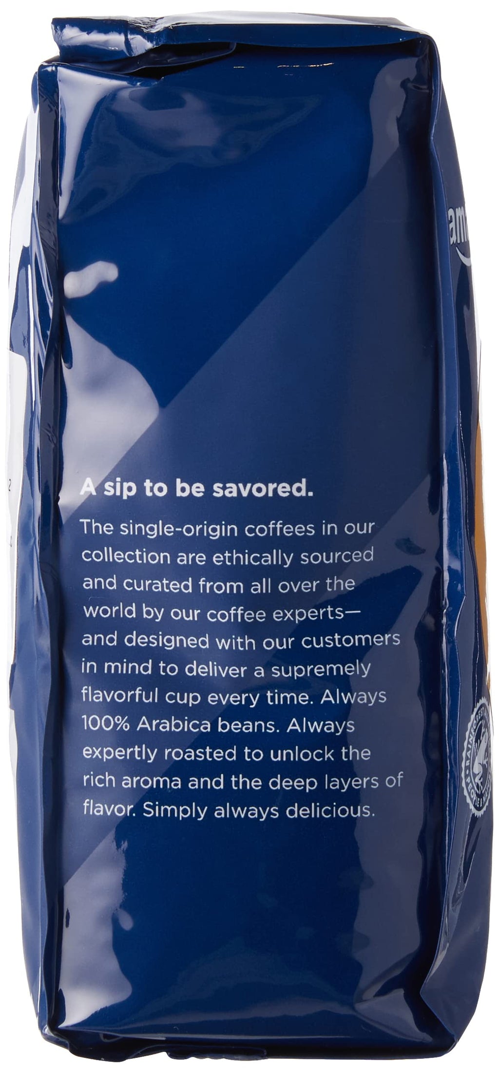 Amazon Fresh, Nicaragua Whole Bean Coffee, Medium Roast, 12 Oz