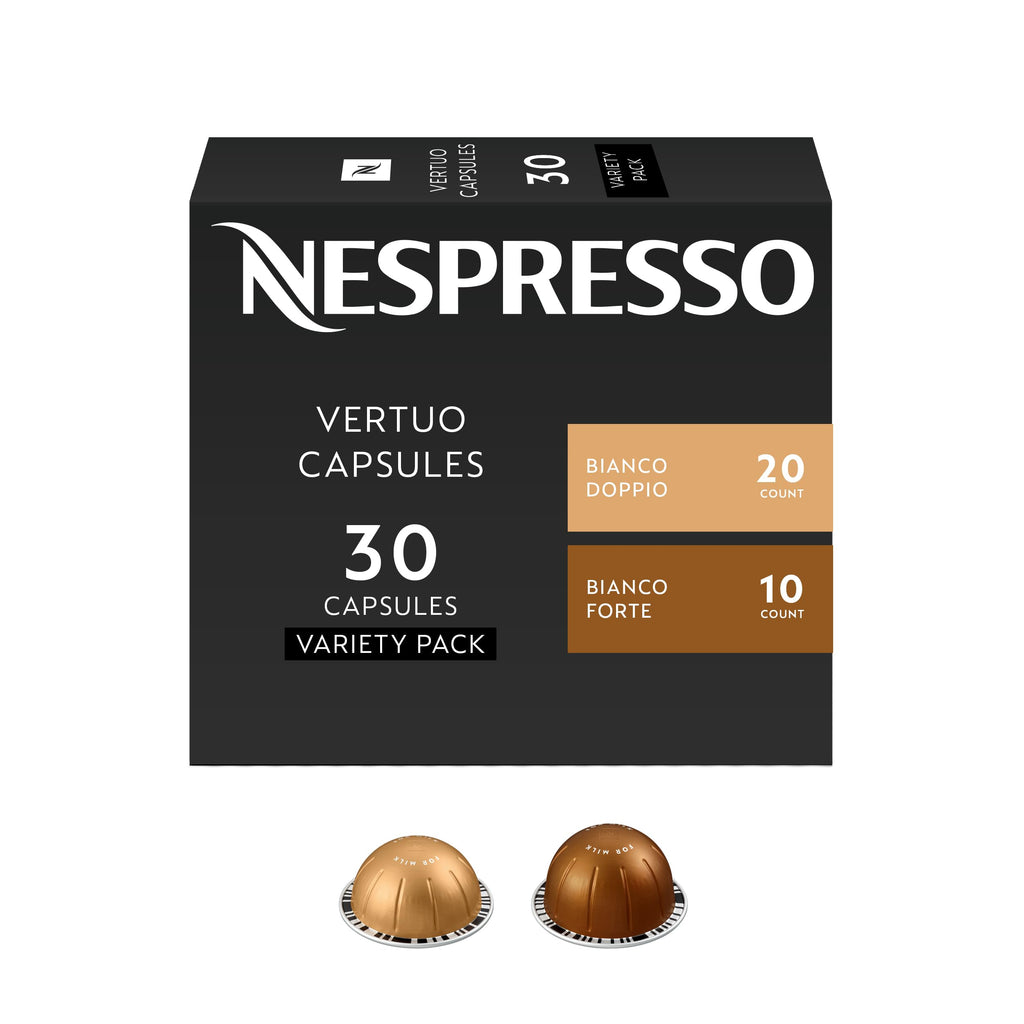 Nespresso Capsules Vertuo, Melozio, Medium Roast Coffee, 30-Count Coffee Pods, Brews 7.8oz.