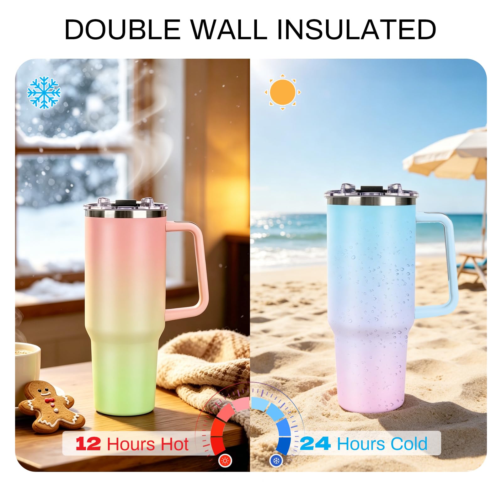 Personalized Tumbler Custom Coffee Tumbler Laser Engrave with Name 20 Oz Stainless Steel Travel Tumbler Cup Mug Personalized Gifts for Birthday Christmas Anniversary for Men Women Kids