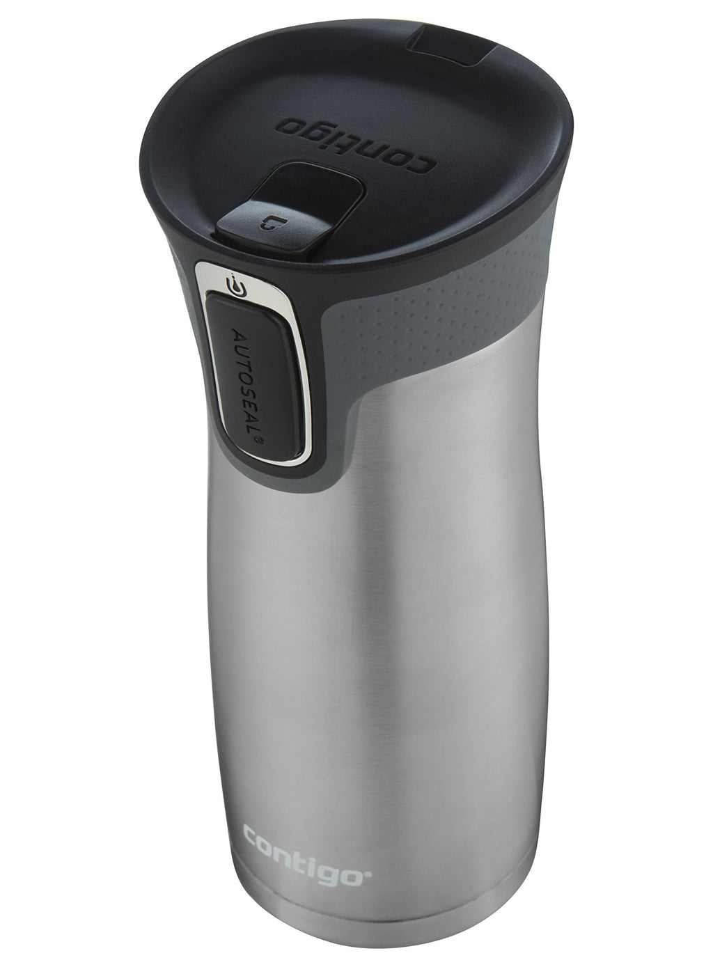 Contigo West Loop 2.0 Leak-Proof Spill-Proof Insulated Stainless Steel Travel Mug, 16oz., 2 Pack, Agave Metallic & Sake Metallic