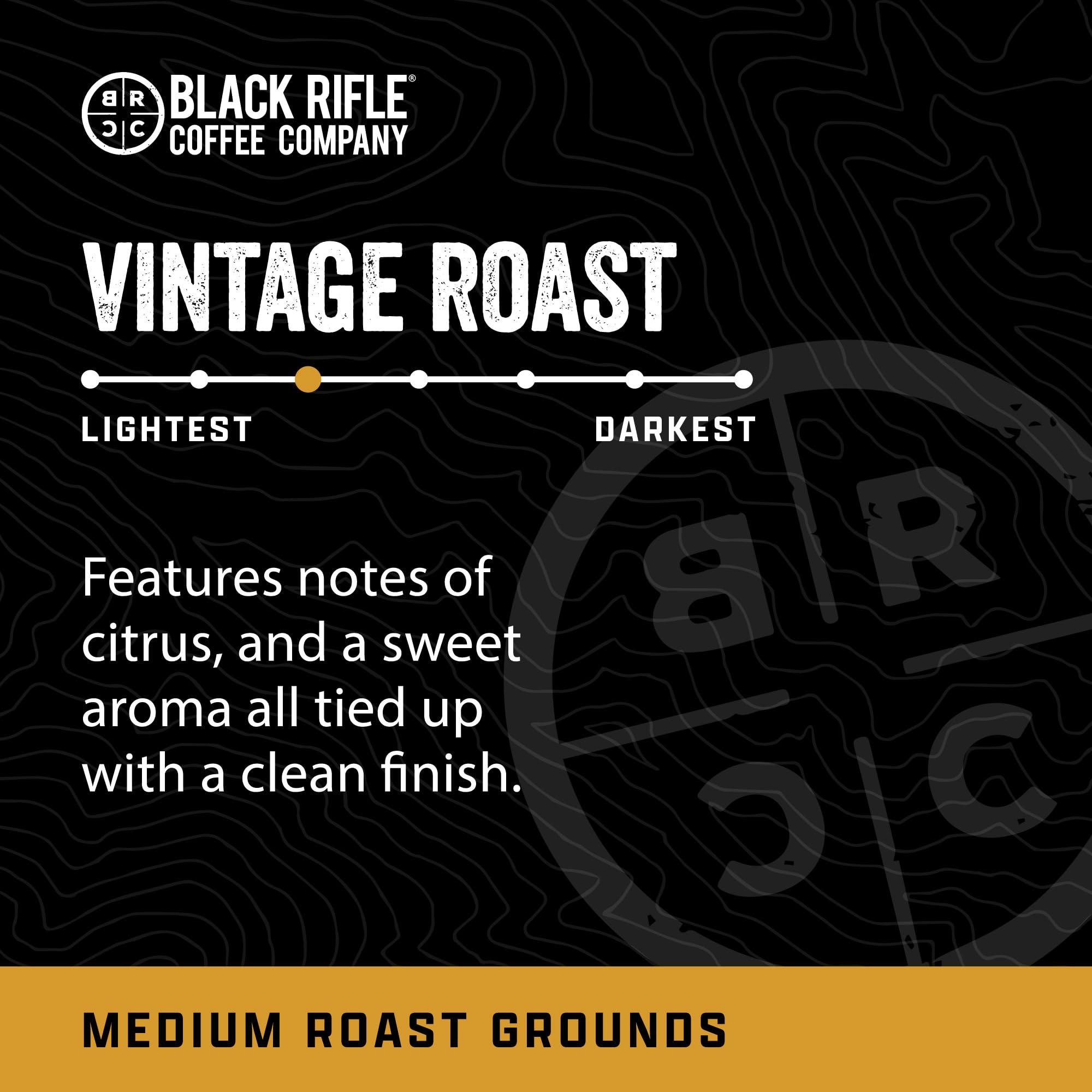 Black Rifle Coffee Company Just Black, 18oz Bag, Ground Coffee Medium Roast - Roasted Blend Made from Arabica Beans - Colombian & Brazilian Beans - Veteran Founded & American Made