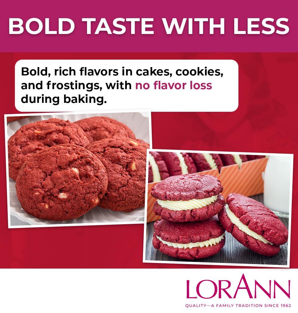 LorAnn Oils Coffee Bakery Emulsion: True Essence, Ideal for Boosting Fruit Tones in Cakes, Cookies & Desserts, Gluten-Free, Keto-Friendly, Extract Substitute Essential for Your Kitchen, 4 Oz