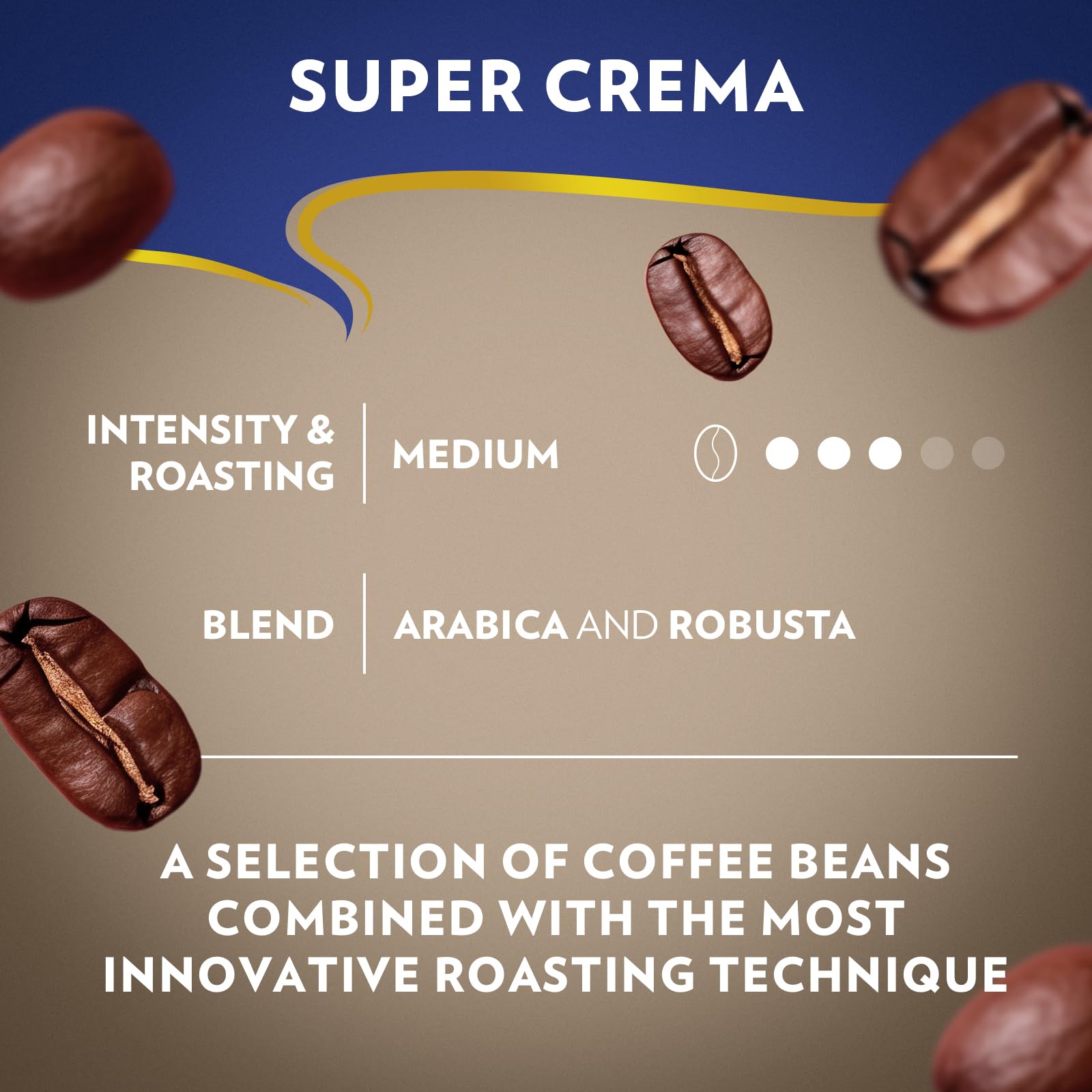 Lavazza Espresso Whole Bean Coffee, Medium Roast, 100% Arabica, 2.2 lb Bag (Pack of 1)