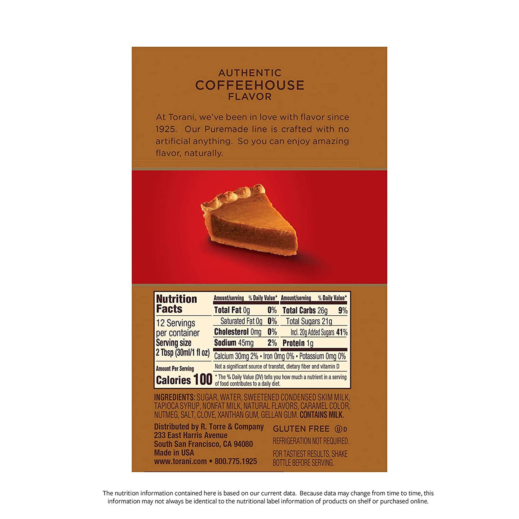 Torani Puremade Dessert & Drink Sauce Variety Pack, Chocolate Caramel, Dark Chocolate, White Chocolate & Caramel, 16.5 fl oz (Set of 4)