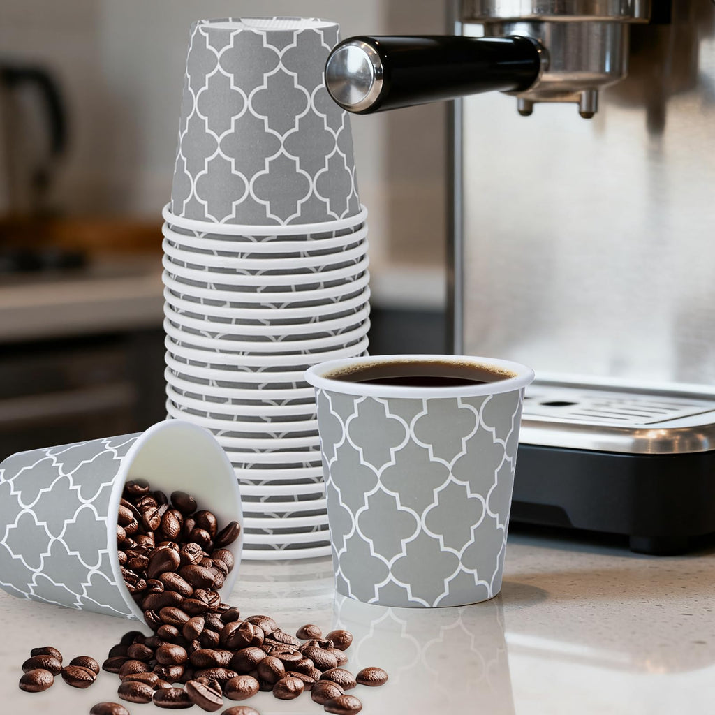 Lamosi Coffee Cups 12 oz 180 Pack, Disposable Paper Coffee Cups, Disposable Cups,12 oz Hot Cup,12oz Paper Insulated Cup for Cold Hot Drinks (No Lids)