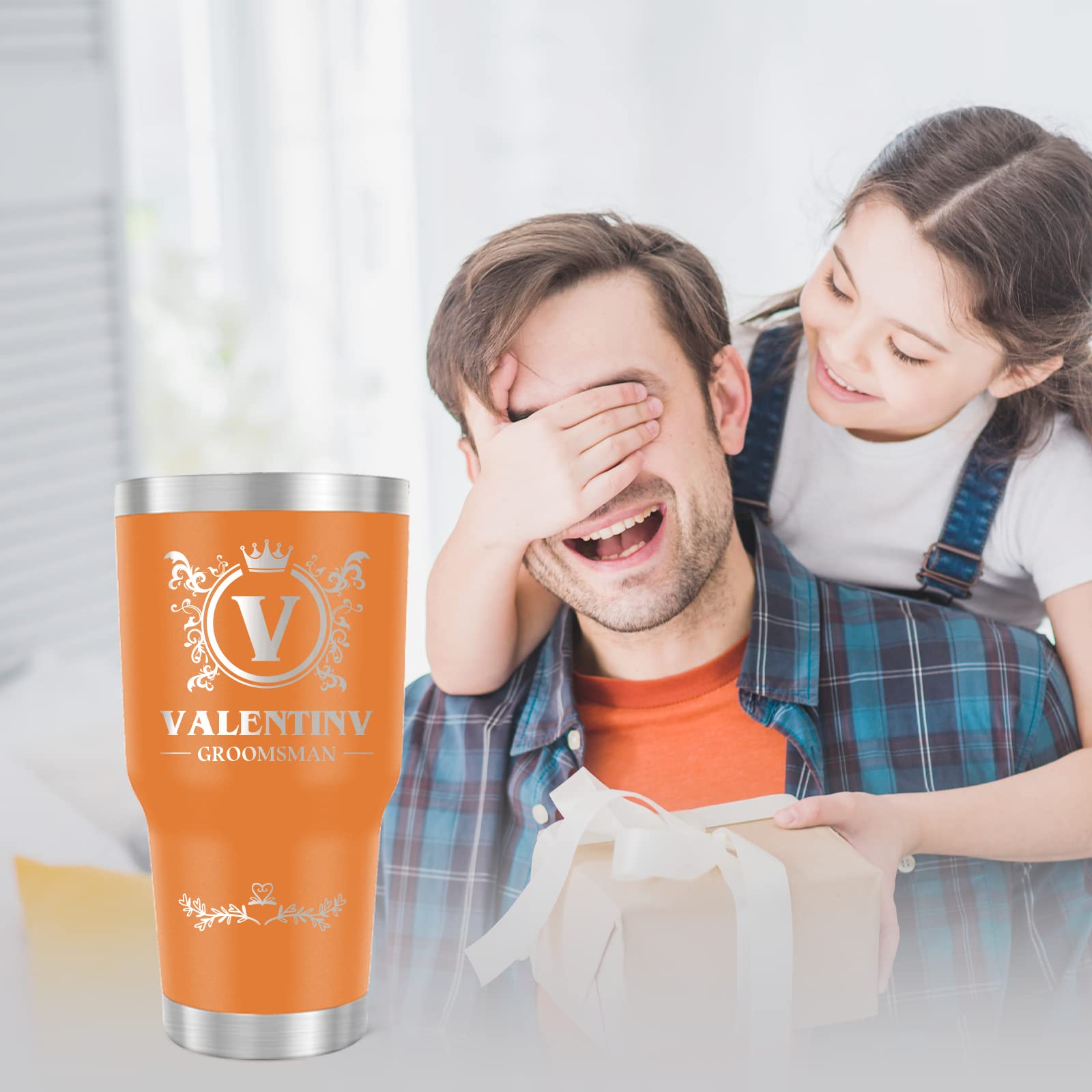 Personalized Tumbler Custom Coffee Tumbler Laser Engrave with Name 20 Oz Stainless Steel Travel Tumbler Cup Mug Personalized Gifts for Birthday Christmas Anniversary for Men Women Kids