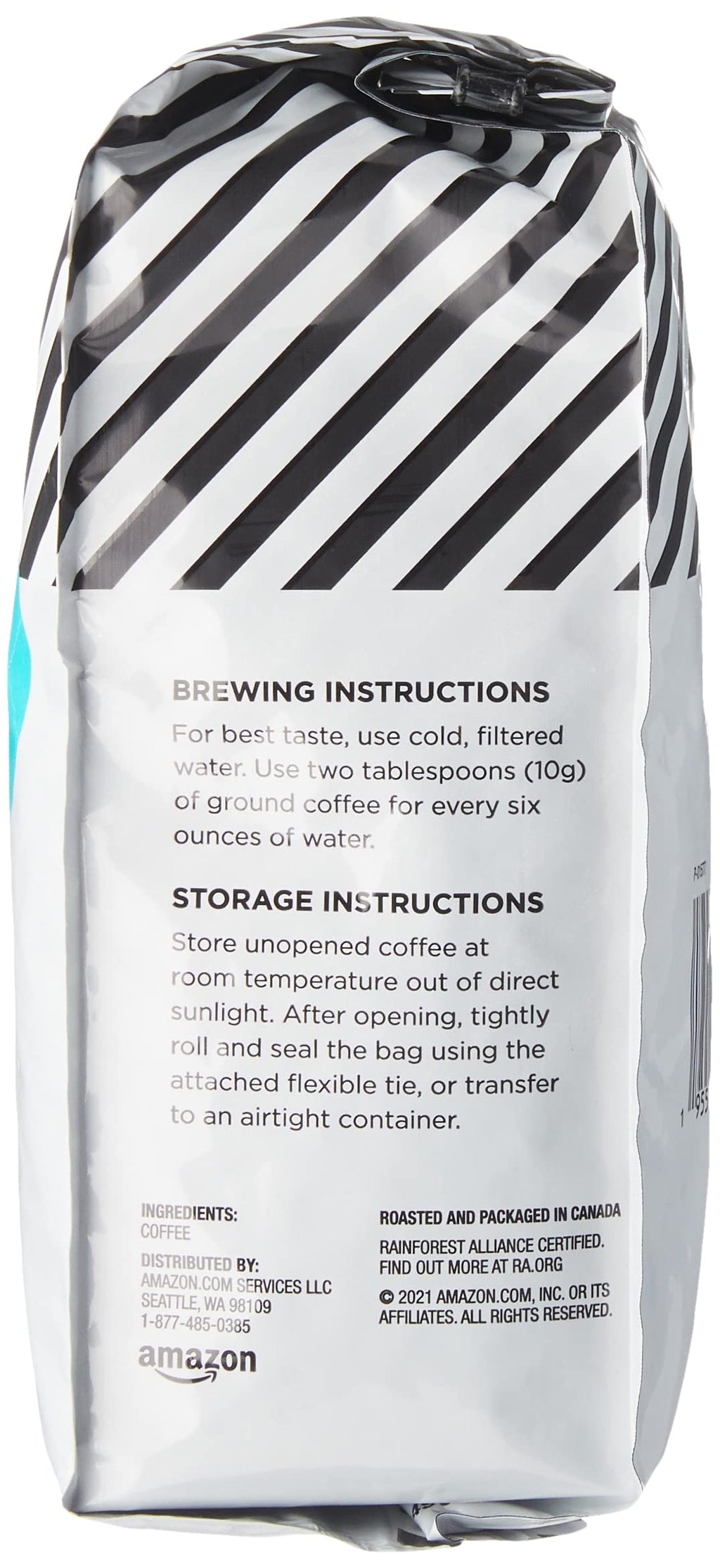 Amazon Fresh Colombia Whole Bean Coffee, Medium Roast, 12 Ounce