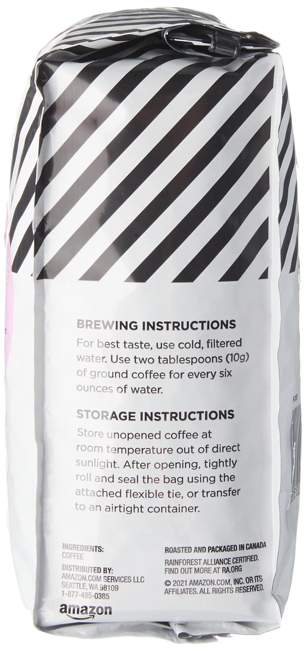 Amazon Fresh Colombia Whole Bean Coffee, Medium Roast, 12 Ounce