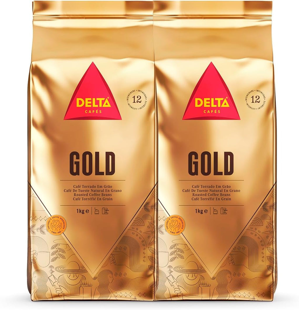 Delta Cafés Gold Whole Bean Coffee 35.2oz Medium Roast Coffee