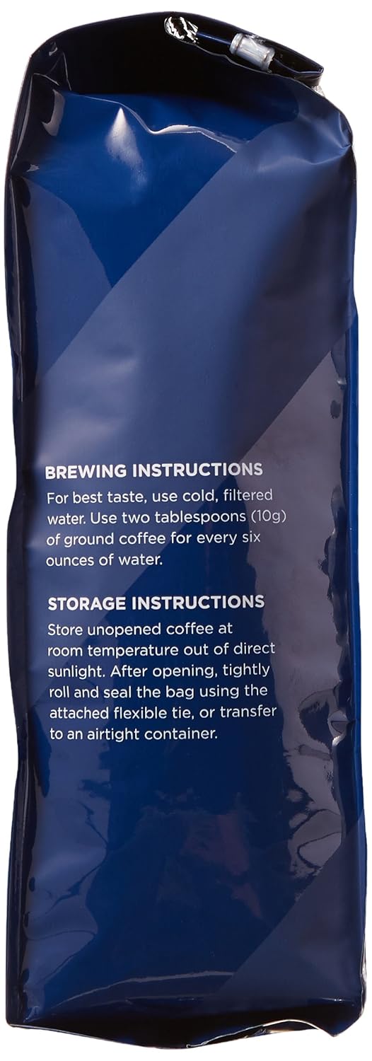 Amazon Fresh, Organic Fair Trade Peru Whole Bean Coffee, Medium Roast, 12 Oz