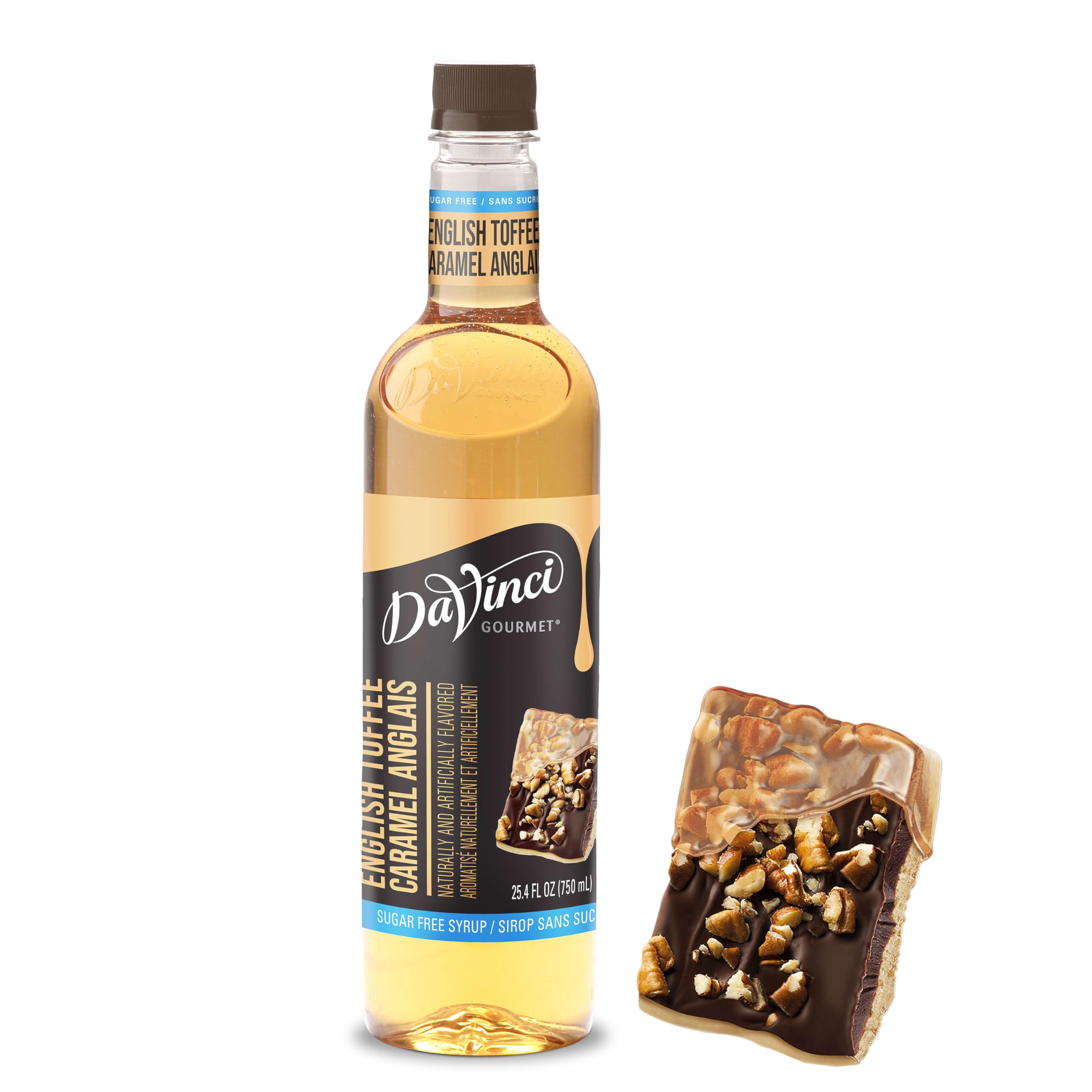 DaVinci Gourmet Sugar-Free Caramel Syrup, 25.4 Fluid Ounces (Pack of 1)