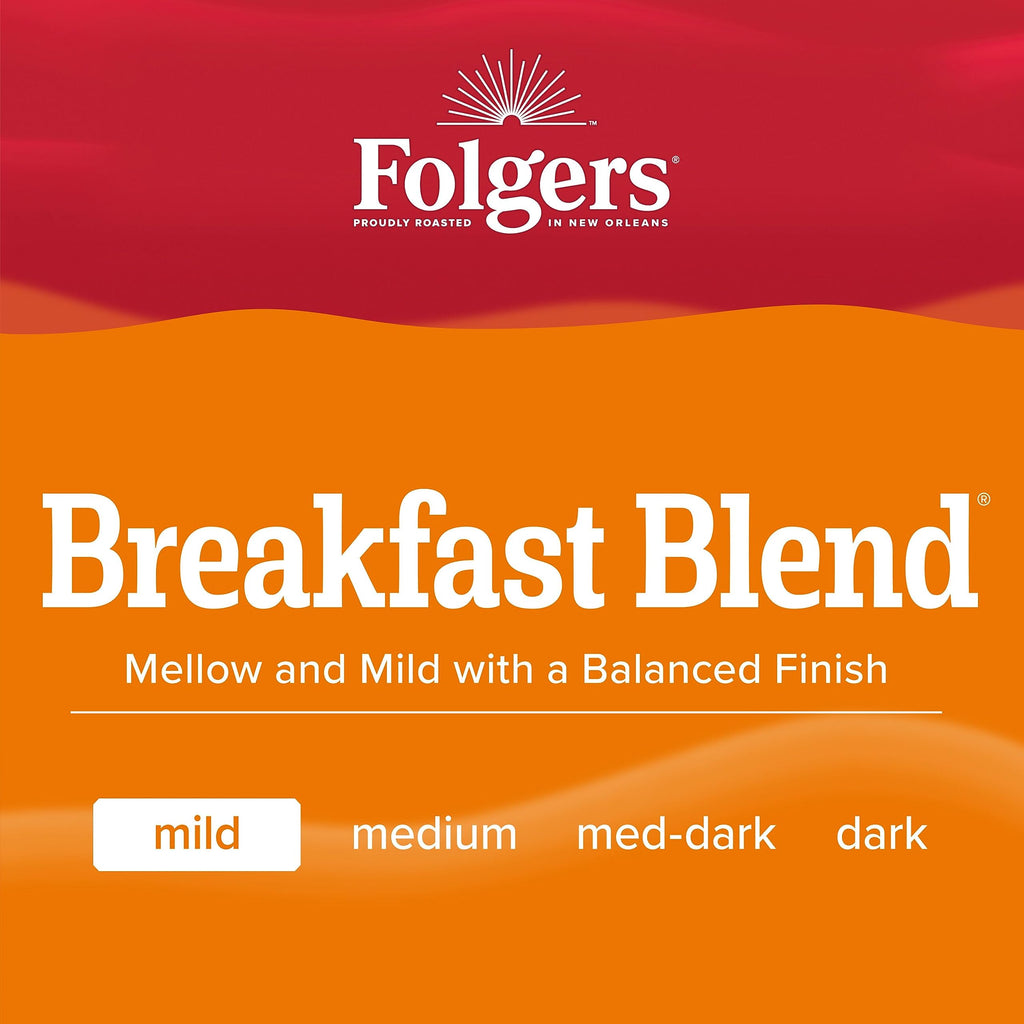 Folgers Black Silk, Dark Roast Coffee, Keurig K-Cup Pods, 12-Count Boxes (Pack of 6)