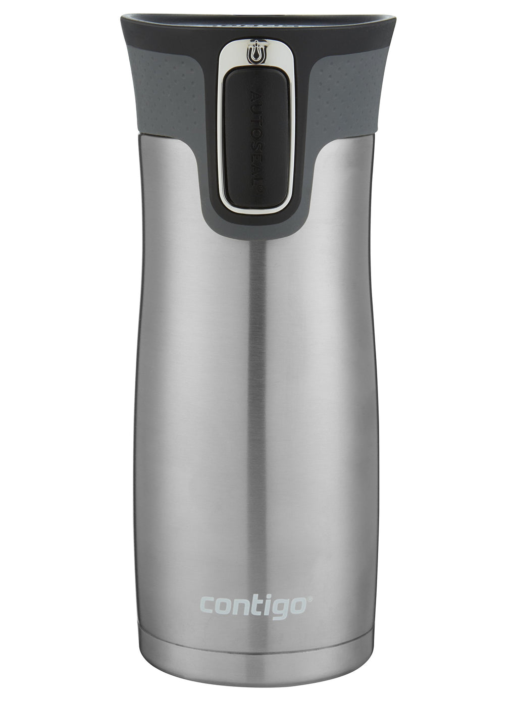 Contigo West Loop 2.0 Leak-Proof Spill-Proof Insulated Stainless Steel Travel Mug, 16oz., 2 Pack, Agave Metallic & Sake Metallic