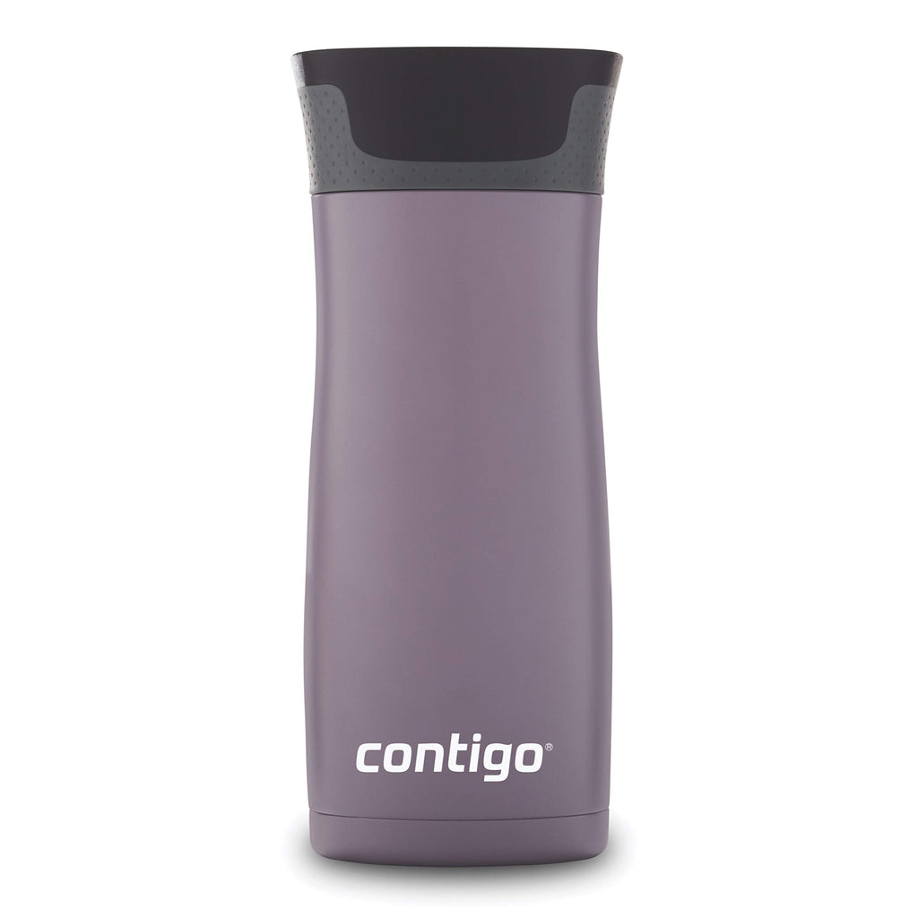 Contigo West Loop 2.0 Leak-Proof Spill-Proof Insulated Stainless Steel Travel Mug, 16oz., 2 Pack, Agave Metallic & Sake Metallic