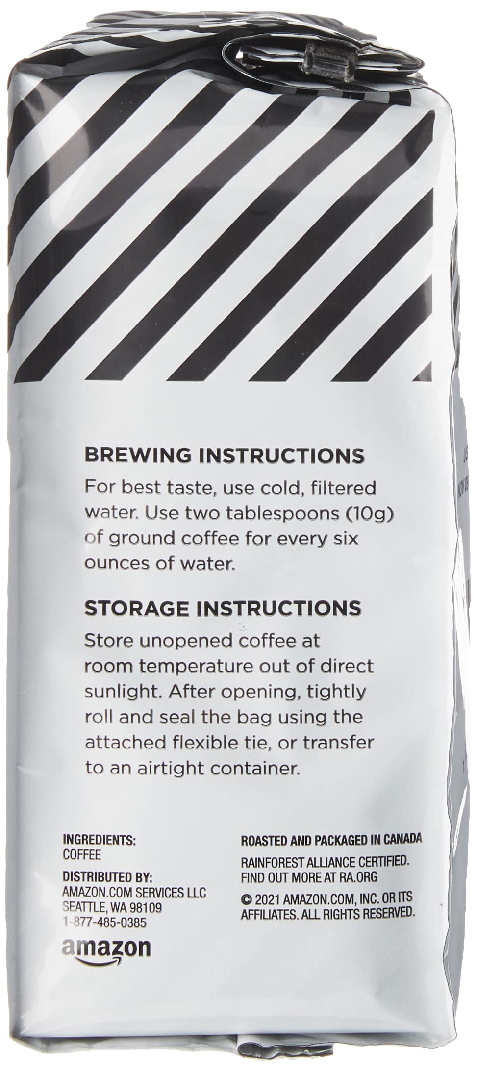 Amazon Fresh, Colombia Ground Coffee, Medium Roast, 32 Oz
