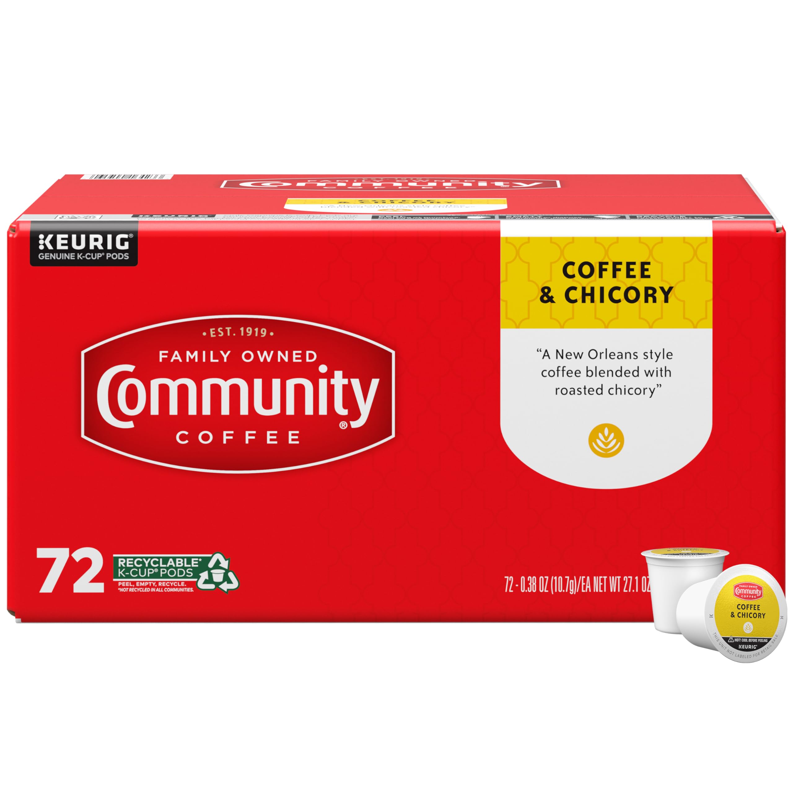 Community Coffee Café Special Medium-Dark Roast Single Serve Keurig K-Cup Pods 32 ct Box
