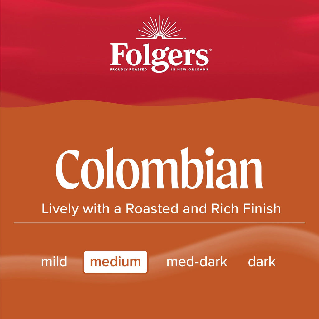 Folgers Black Silk, Dark Roast Coffee, Keurig K-Cup Pods, 12-Count Boxes (Pack of 6)