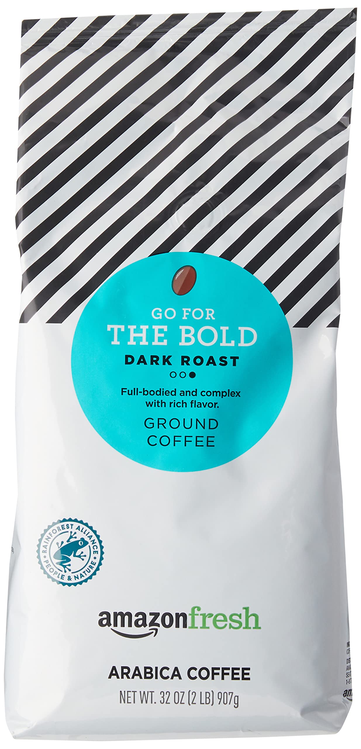 Amazon Fresh, Colombia Ground Coffee, Medium Roast, 32 Oz