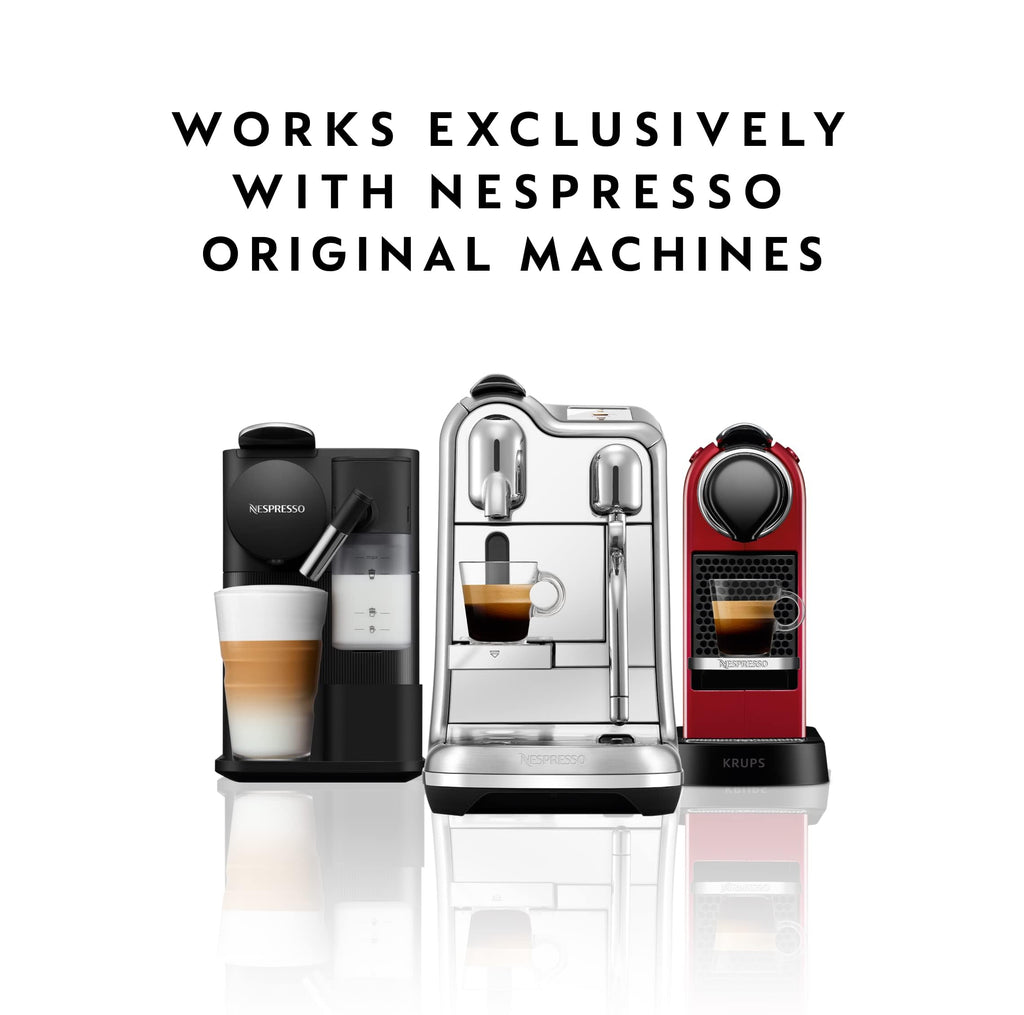Nespresso Capsules Original Line, Morning Lungo Blends Variety Pack, Mild to Medium to Dark Roast Coffee, 50-Count Coffee Pods