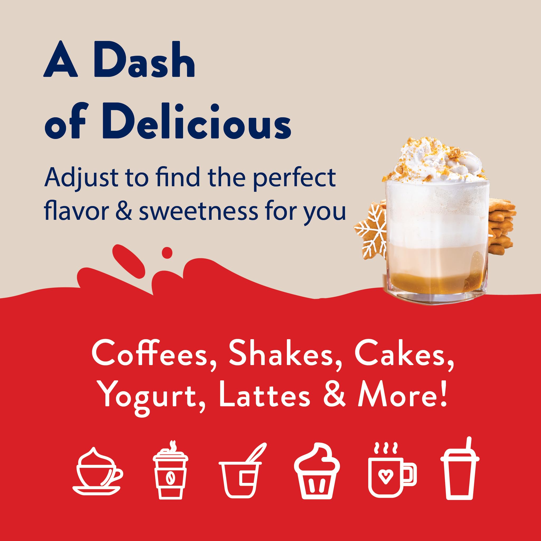 Jordan's Skinny Mixes Sugar Free Coffee Syrup, Holiday Fall Syrup Trio Coffee Flavoring Syrup, Zero Calorie Drink Mix for Lattes, Baking, Protein Shake, Dairy & Gluten Free, Kosher,12.7 Fl Oz, 3 Pack