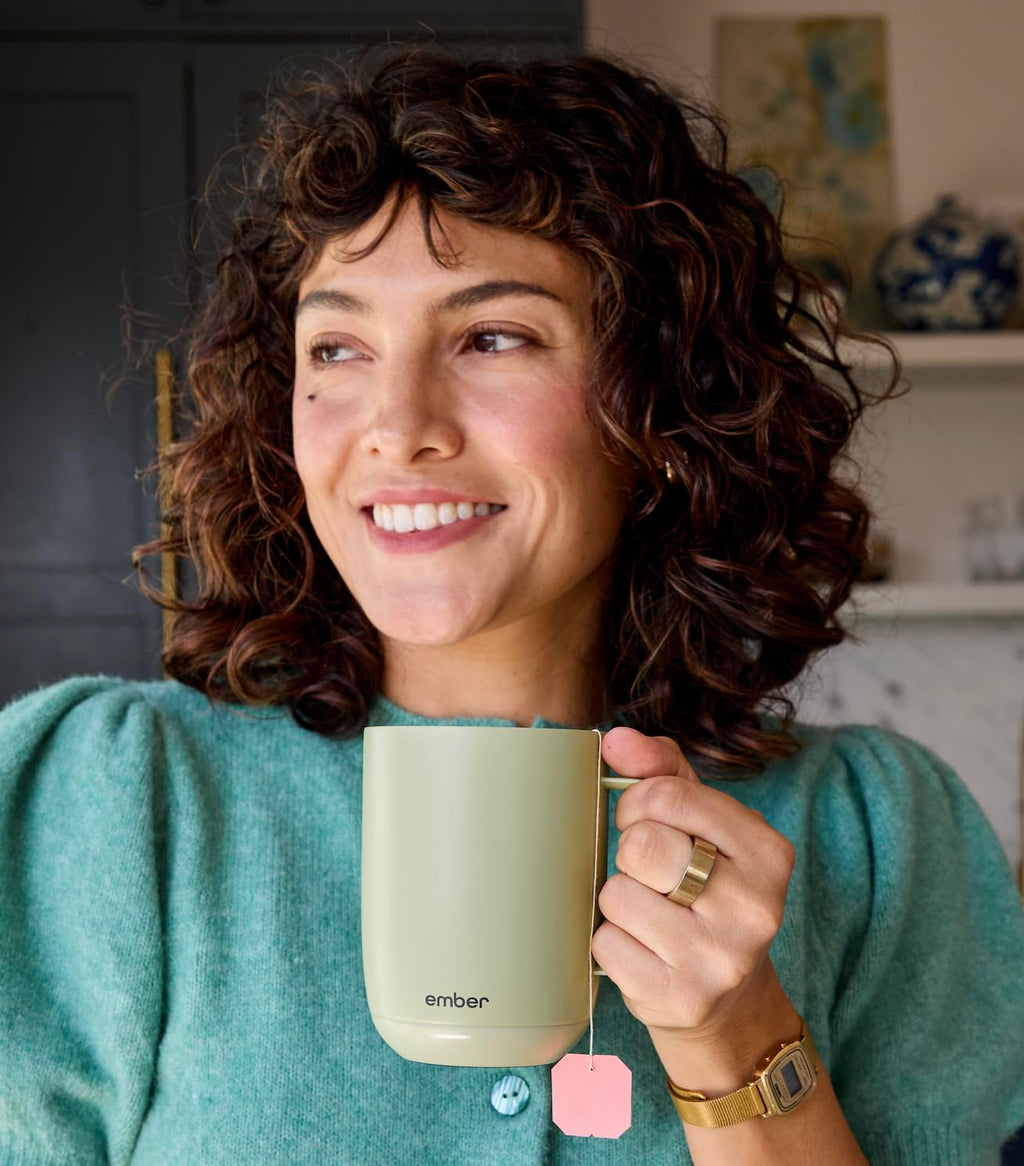 Ember Temperature Control Smart Mug 2, 14 Oz, App-Controlled Heated Coffee Mug with 80 Min Battery Life and Improved Design, Black