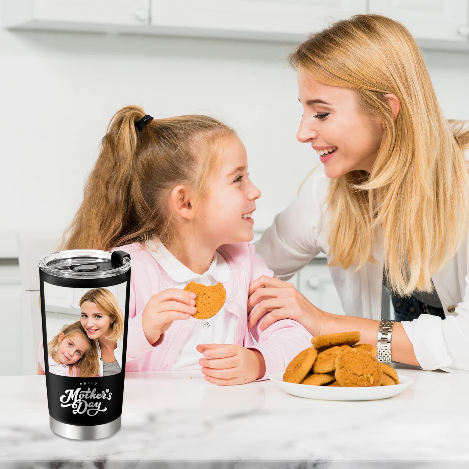 Personalized Tumbler Custom Coffee Tumbler Laser Engrave with Name 20 Oz Stainless Steel Travel Tumbler Cup Mug Personalized Gifts for Birthday Christmas Anniversary for Men Women Kids
