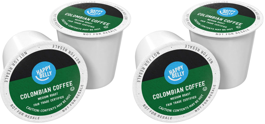 Amazon Brand - Happy Belly Dark Roast Coffee Pods, French Roast, Compatible with Keurig 2.0 K-Cup Brewers, 100 Count