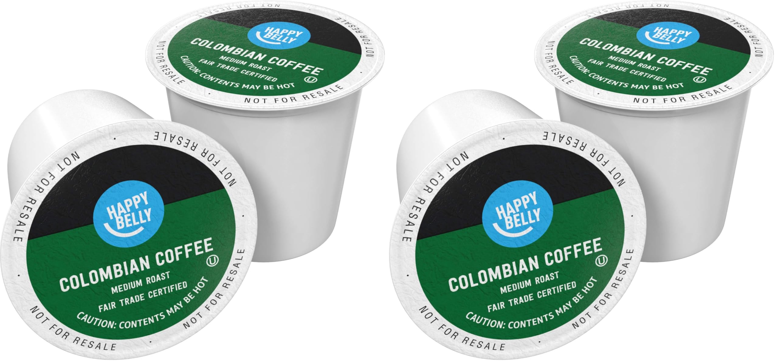Amazon Brand - Happy Belly Dark Roast Coffee Pods, French Roast, Compatible with Keurig 2.0 K-Cup Brewers, 100 Count