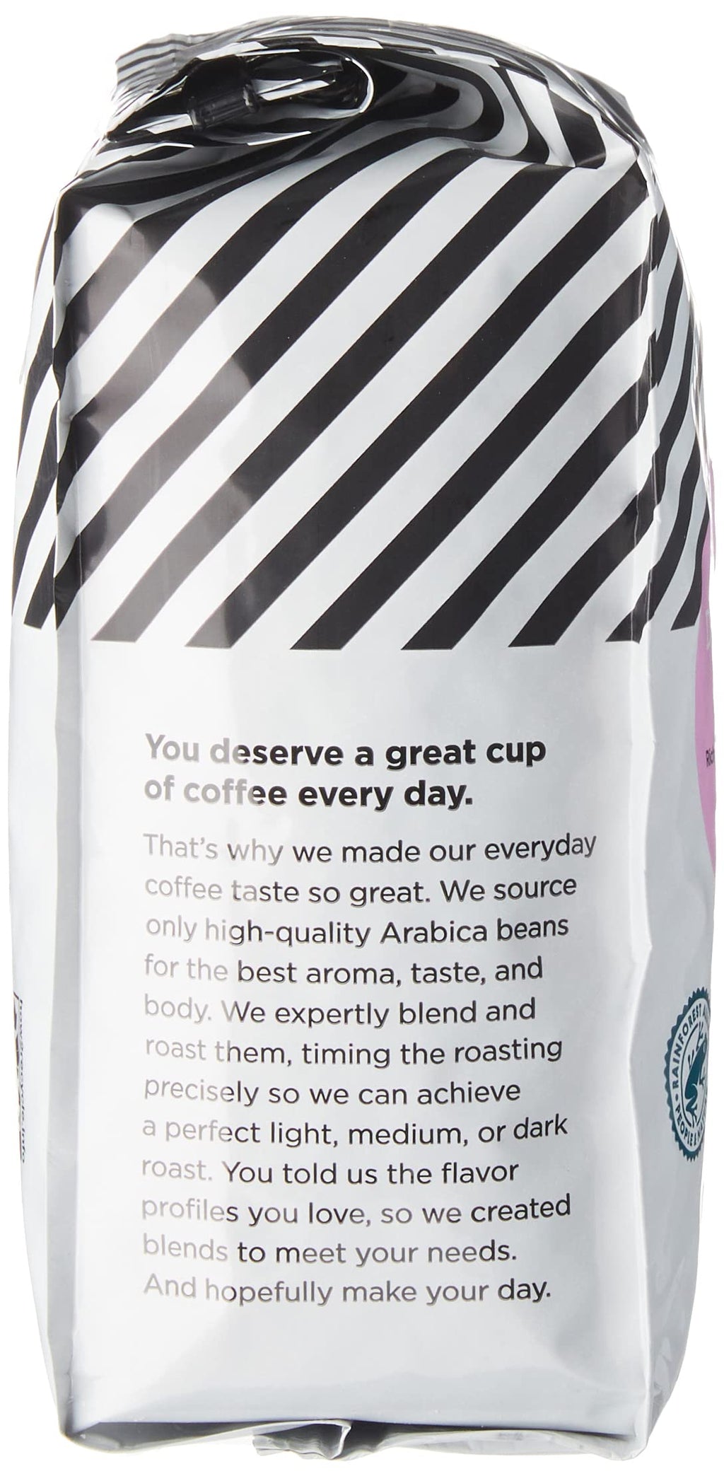 Amazon Fresh Colombia Whole Bean Coffee, Medium Roast, 12 Ounce