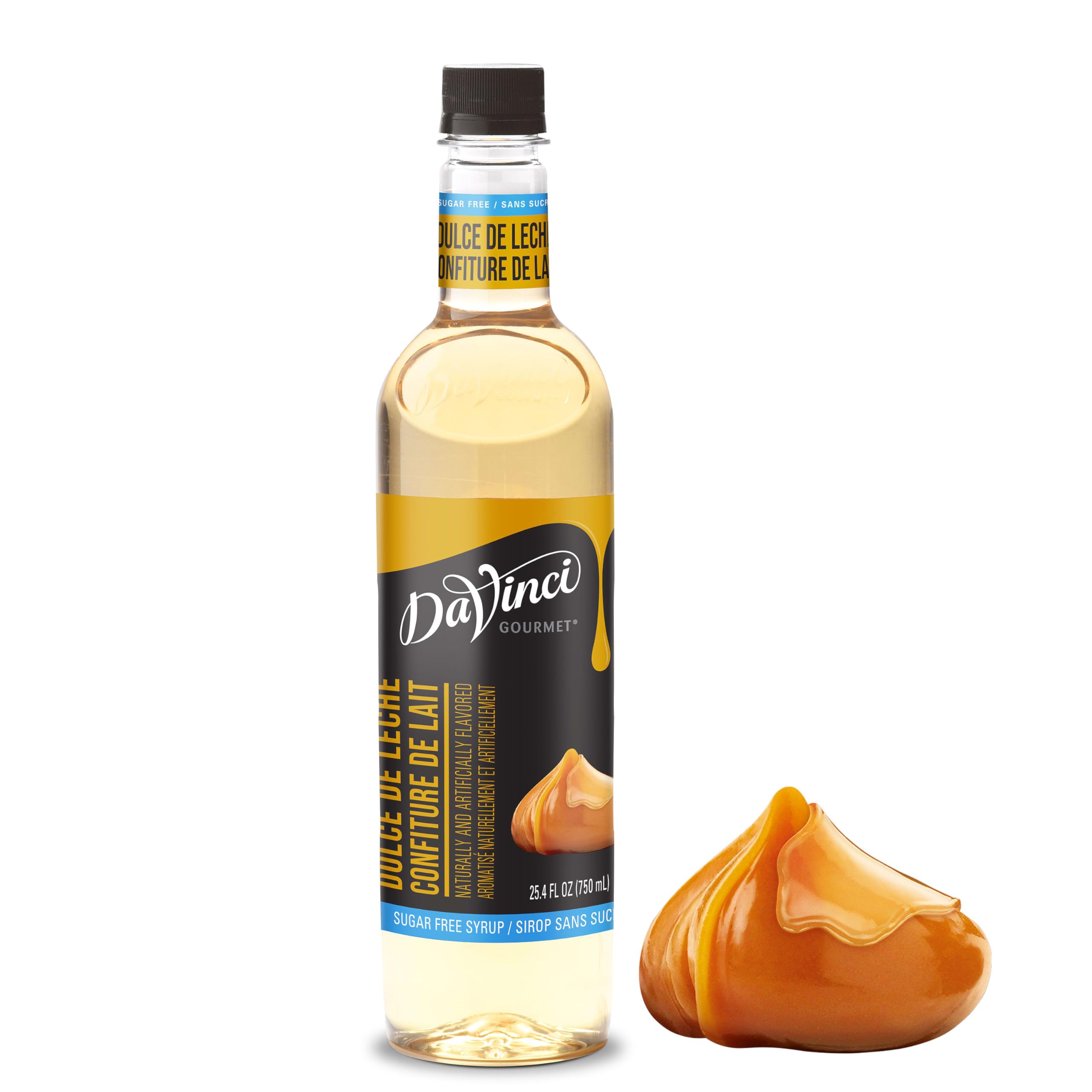 DaVinci Gourmet Sugar-Free Caramel Syrup, 25.4 Fluid Ounces (Pack of 1)