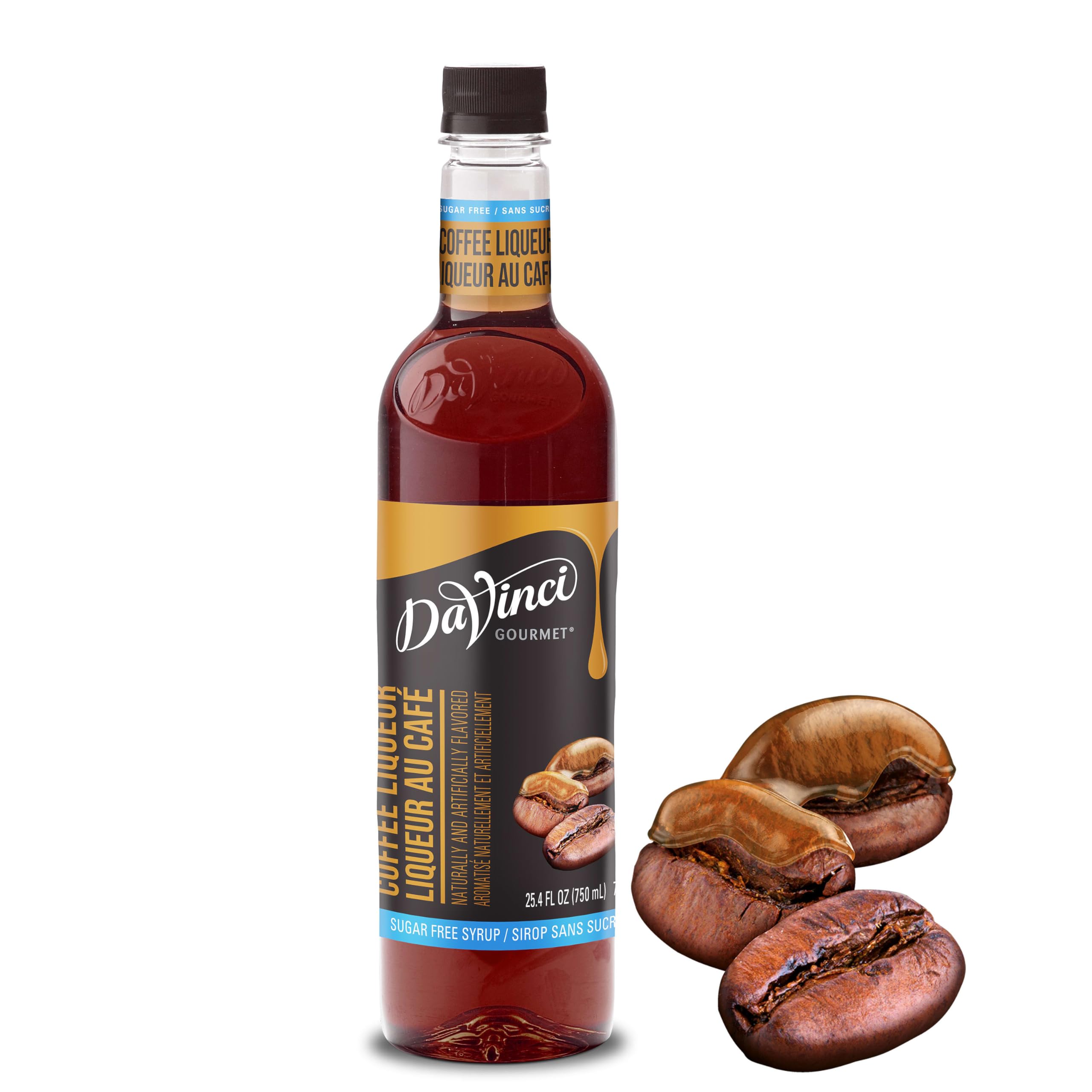 DaVinci Gourmet Sugar-Free Caramel Syrup, 25.4 Fluid Ounces (Pack of 1)