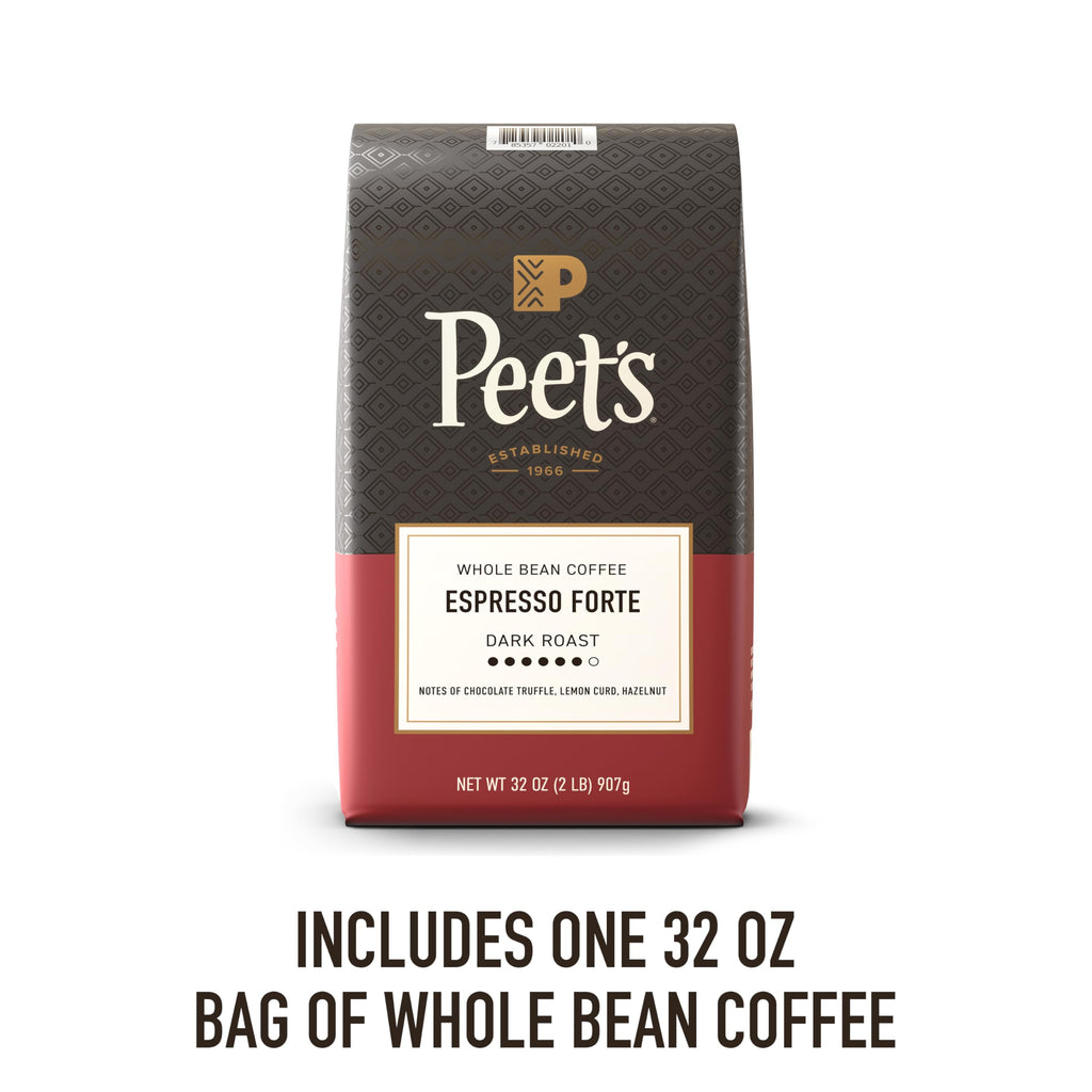 Peet's Coffee, Dark Roast Whole Bean Coffee, 100% Arabica Coffee - Major Dickason's Blend 18 Ounce Bag