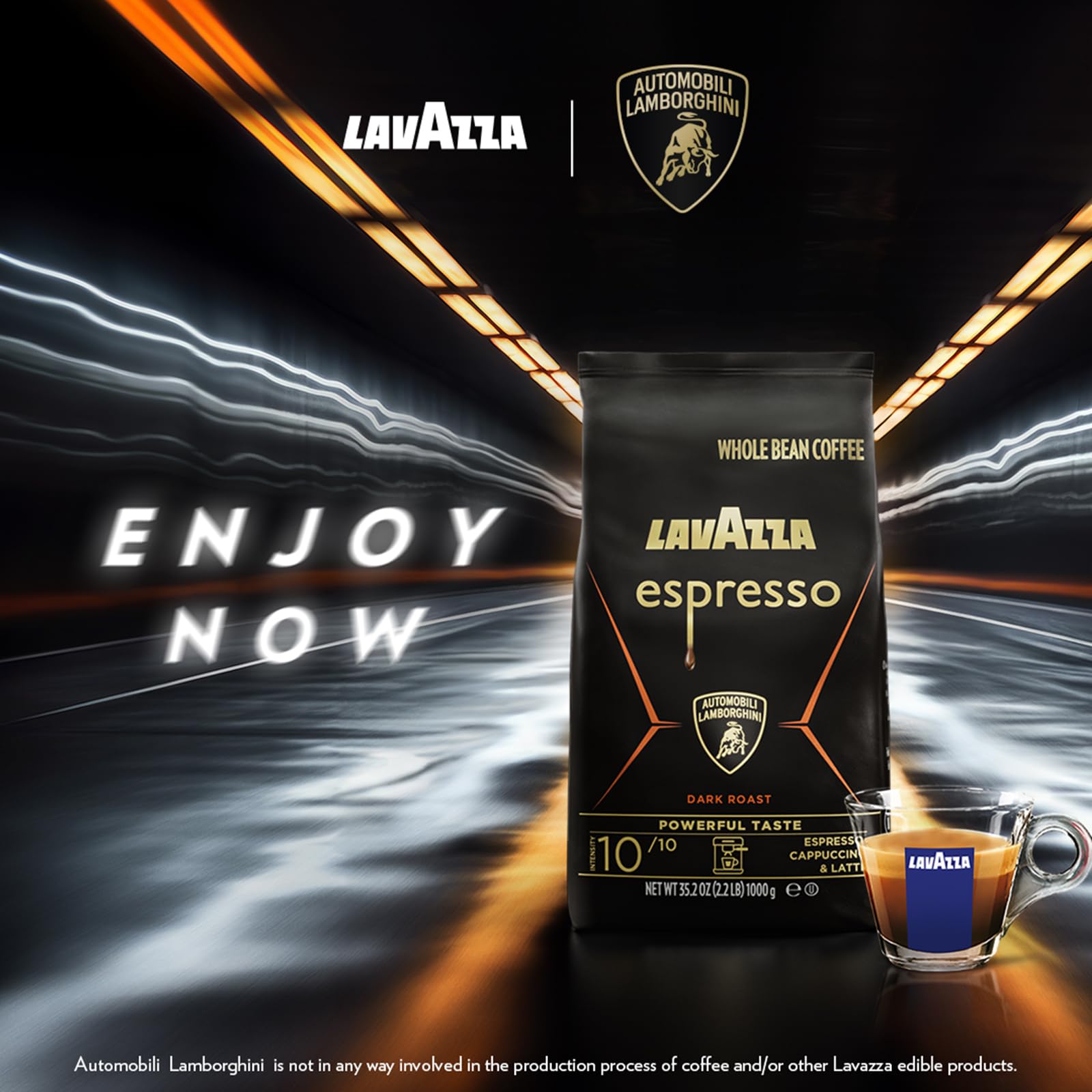 Lavazza Espresso Whole Bean Coffee, Medium Roast, 100% Arabica, 2.2 lb Bag (Pack of 1)