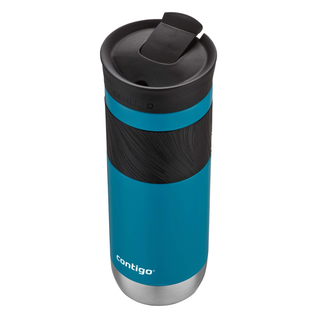 Contigo Byron Vacuum-Insulated Stainless Steel Travel Mug with Leak-Proof Lid Reusable Coffee Mug or Water Bottle BPA-Free 16oz Licorice Keeps Beverages Hot for 6 Hours or Cold for 12 Hours