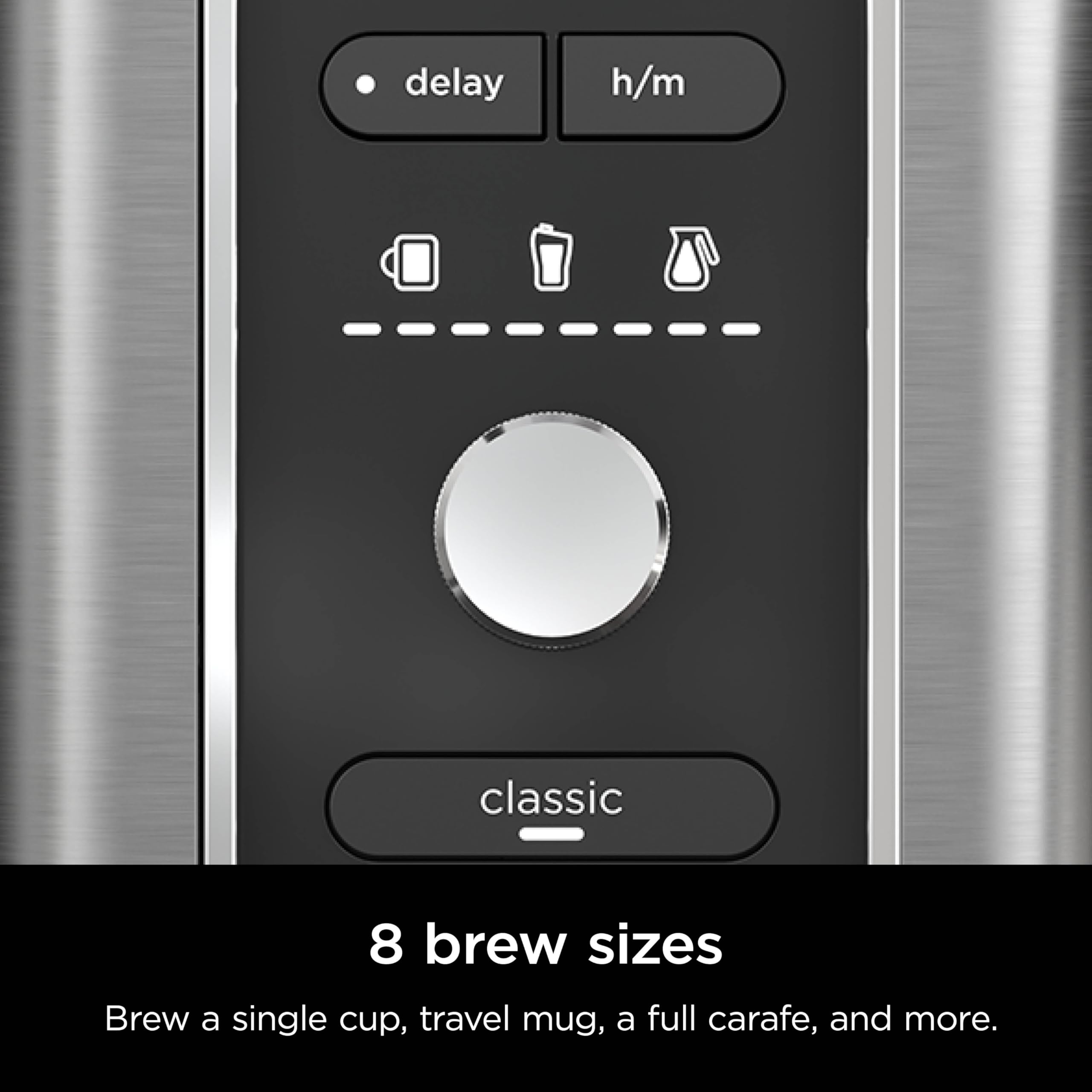 Ninja Specialty Coffee Maker | Includes 10-Cup Carafe, Fold-Away Frother, Permanent Filter & Removable, Dishwasher Safe Reservoir | 6 Brew Styles, 8 Cup to Travel Mug to Pot Sizes | Black | CM401