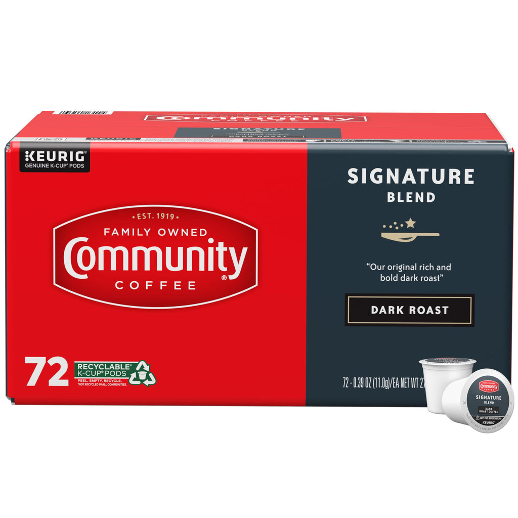 Community Coffee Café Special Medium-Dark Roast Single Serve Keurig K-Cup Pods 32 ct Box