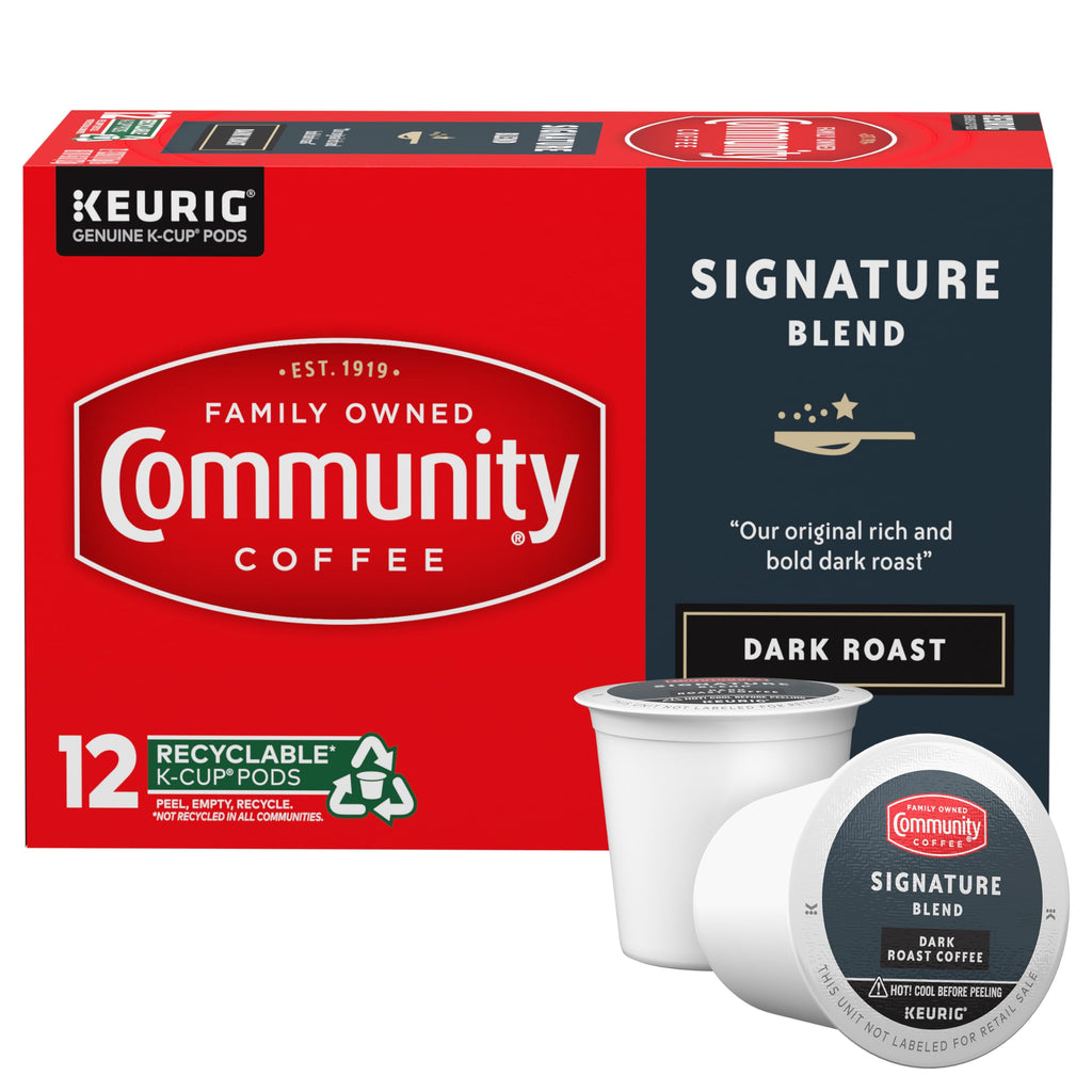 Community Coffee Café Special Medium-Dark Roast Single Serve Keurig K-Cup Pods 32 ct Box