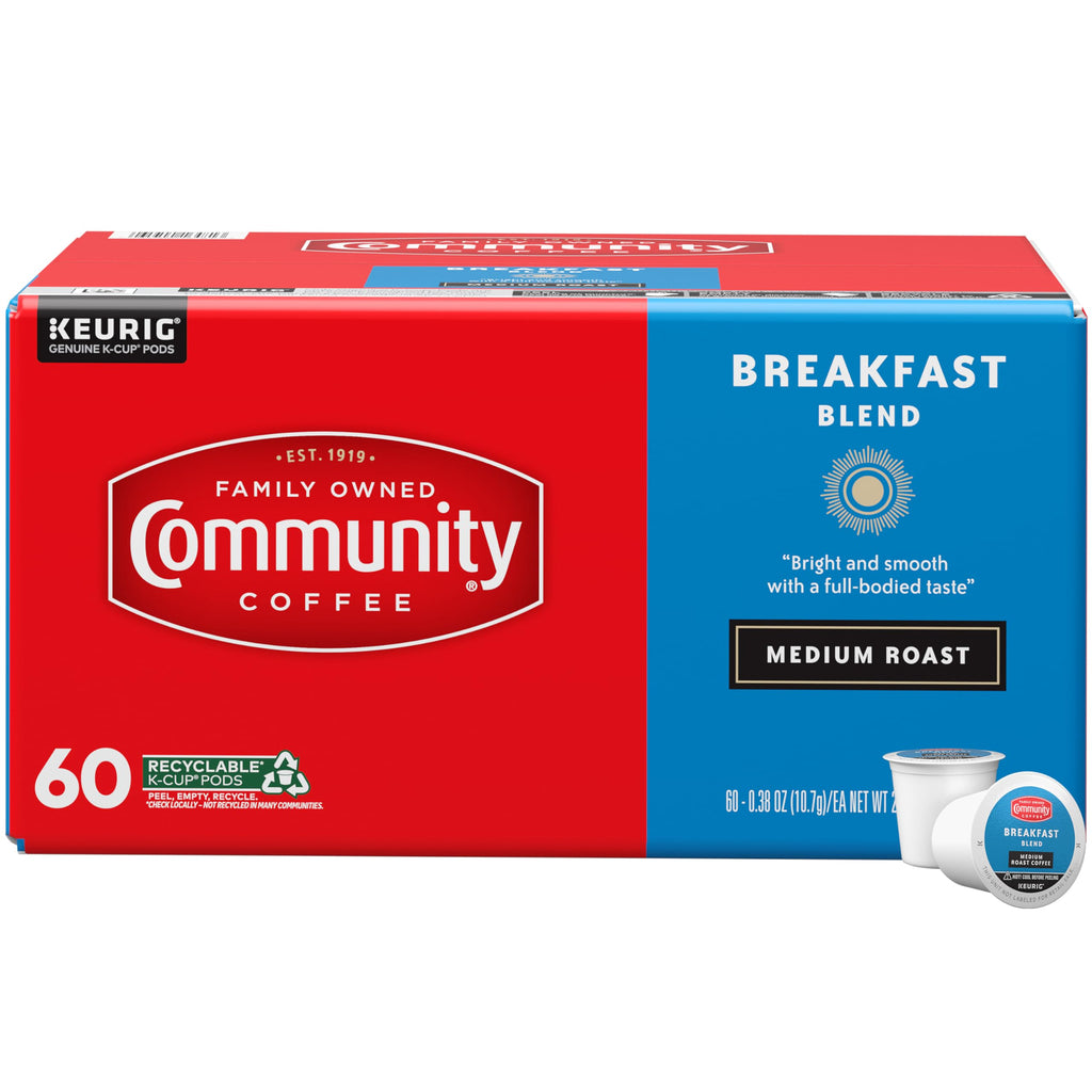 Community Coffee Café Special Medium-Dark Roast Single Serve Keurig K-Cup Pods 32 ct Box