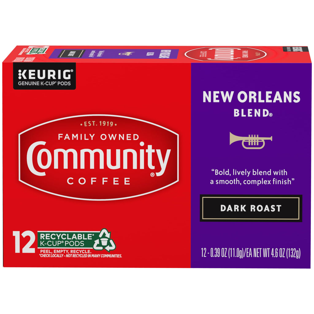 Community Coffee Café Special Medium-Dark Roast Single Serve Keurig K-Cup Pods 32 ct Box