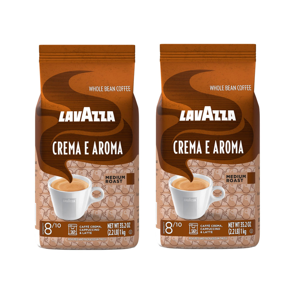 Lavazza Espresso Whole Bean Coffee, Medium Roast, 100% Arabica, 2.2 lb Bag (Pack of 1)