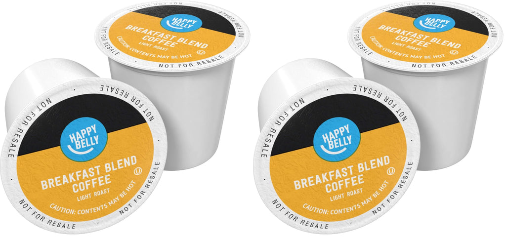 Amazon Brand - Happy Belly Dark Roast Coffee Pods, French Roast, Compatible with Keurig 2.0 K-Cup Brewers, 100 Count