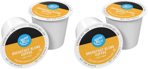 Amazon Brand - Happy Belly Dark Roast Coffee Pods, French Roast, Compatible with Keurig 2.0 K-Cup Brewers, 100 Count