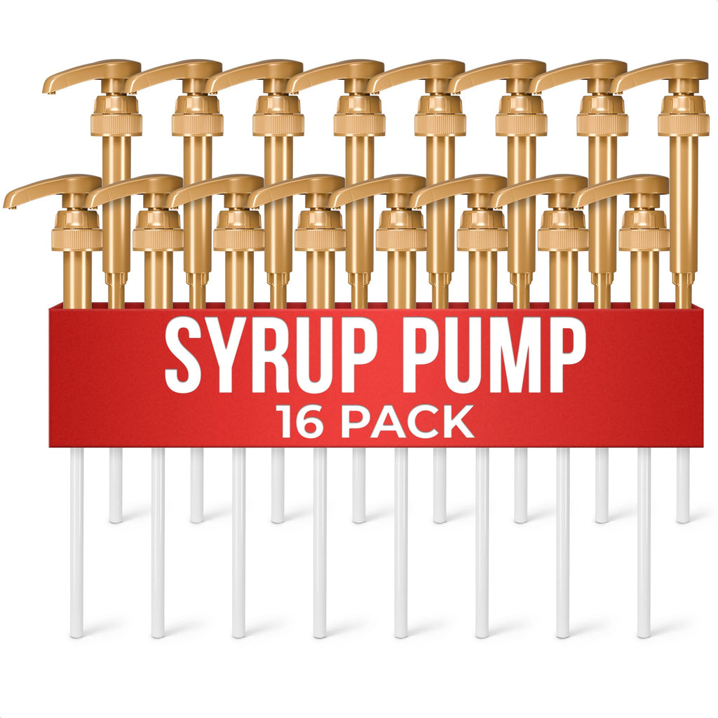 4 Pcs Coffee Syrup Pump Dispenser - Works as Skinny and Torani Syrup Pump - Fits Various 25.4 oz Bottles, Precise Dispensing 0.3oz & Lockable Design, Easy to Use & Clean, Ideal for Liquids