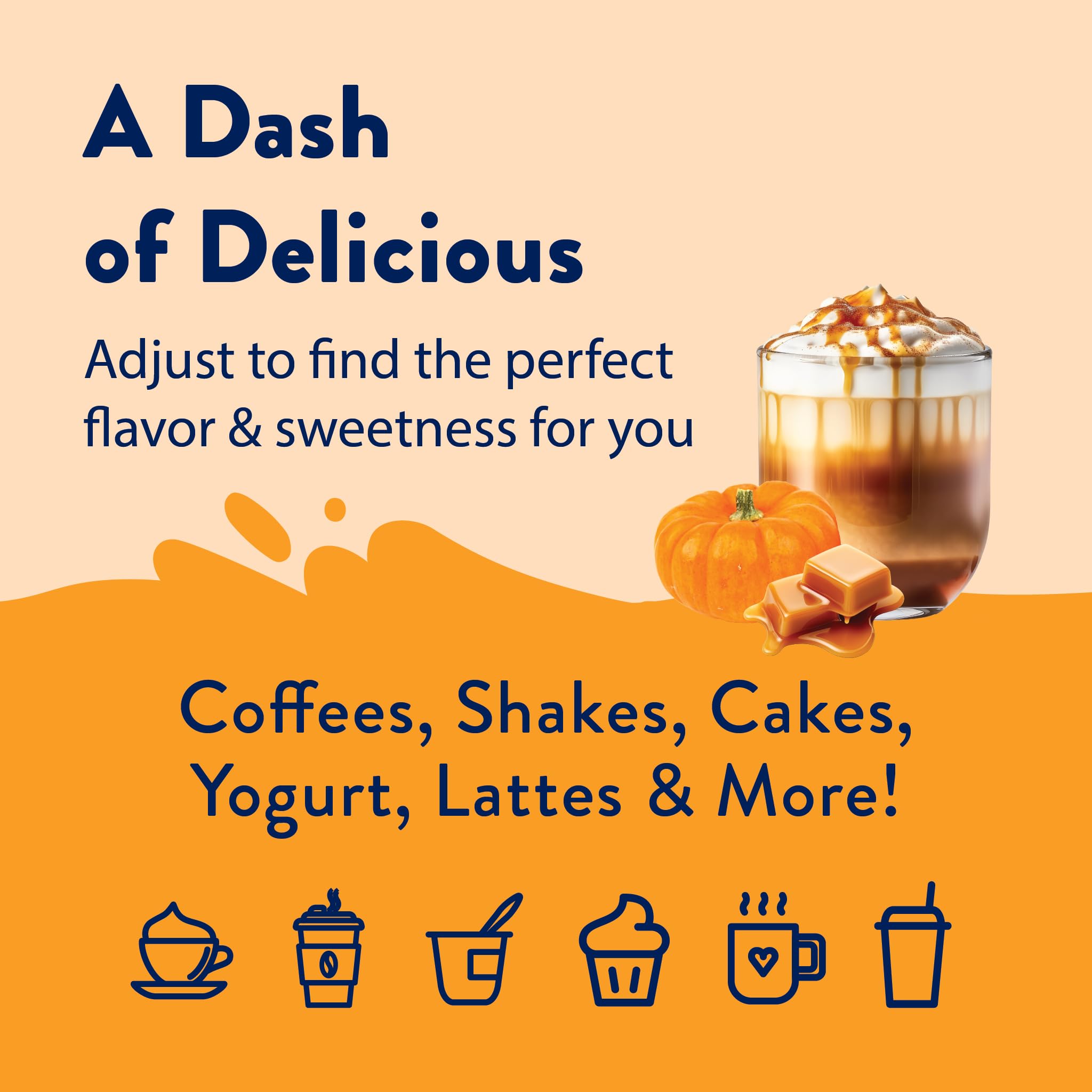 Jordan's Skinny Mixes Sugar Free Coffee Syrup, Holiday Fall Syrup Trio Coffee Flavoring Syrup, Zero Calorie Drink Mix for Lattes, Baking, Protein Shake, Dairy & Gluten Free, Kosher,12.7 Fl Oz, 3 Pack
