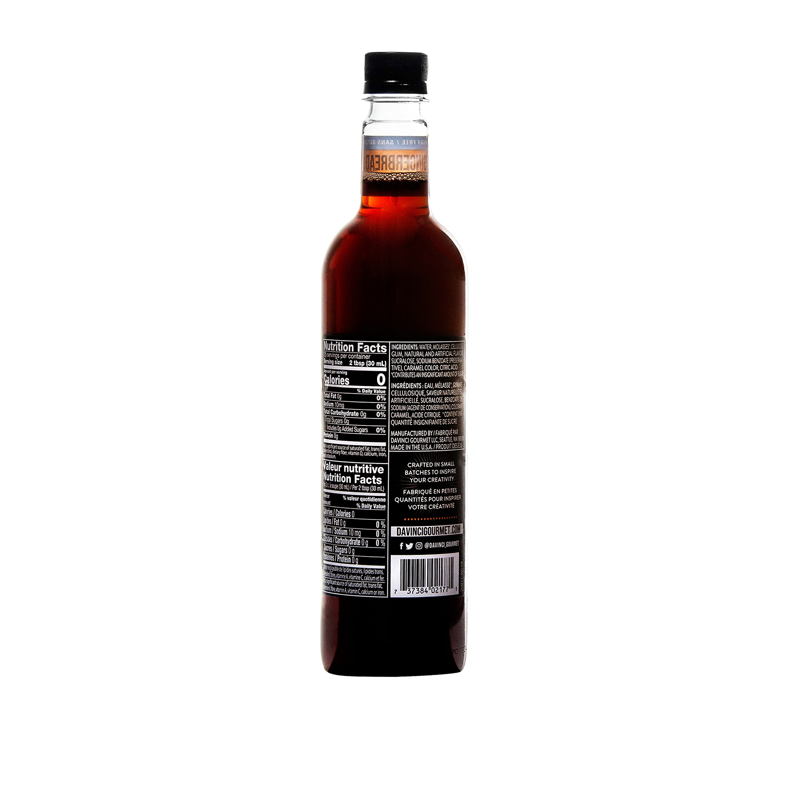 DaVinci Gourmet Sugar-Free Caramel Syrup, 25.4 Fluid Ounces (Pack of 1)